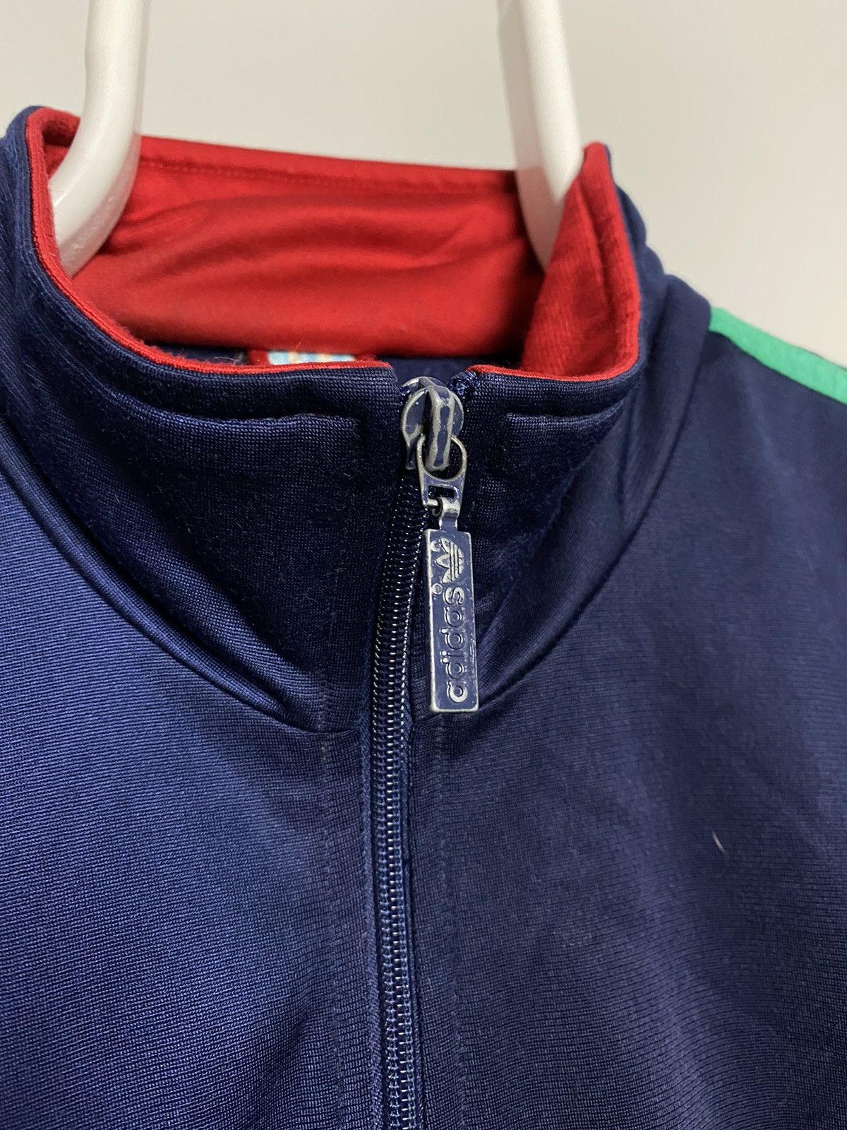 Adidas Adidas vintage zip up sweatshirt track jacket navy green Size US XL / EU 56 / 4 - 6 Thumbnail