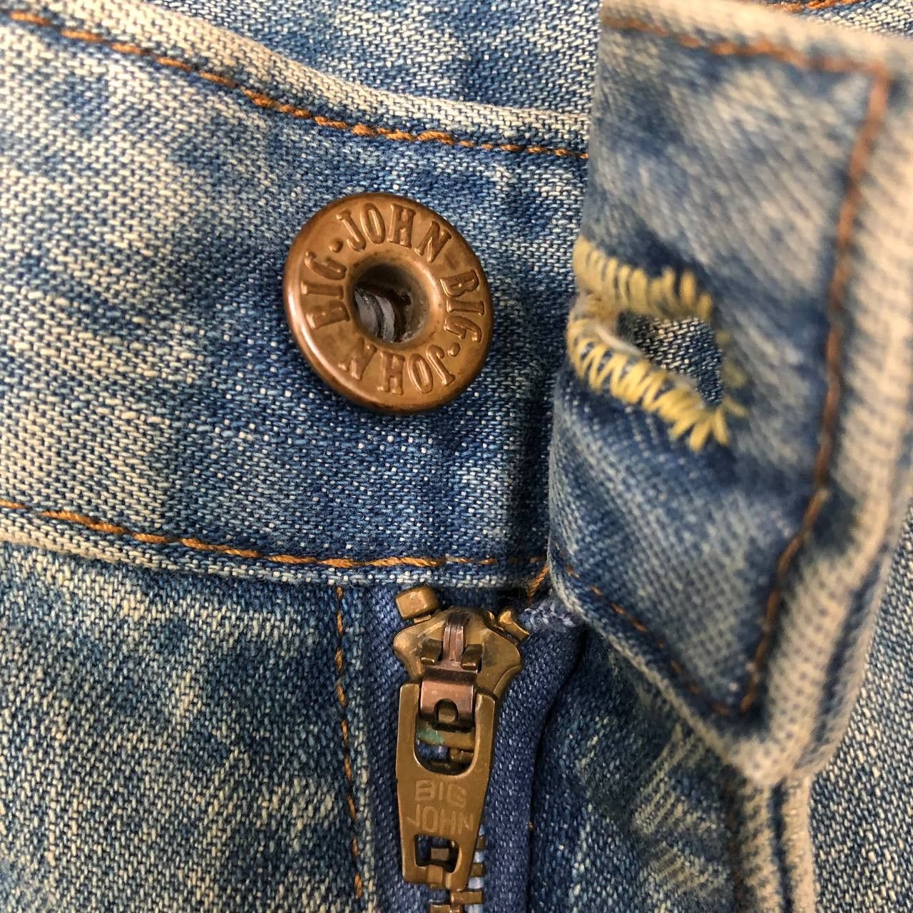 Big John P656 BIG JOHN VTG CARPENTER DENIM Size US 34 / EU 50 - 6 Thumbnail