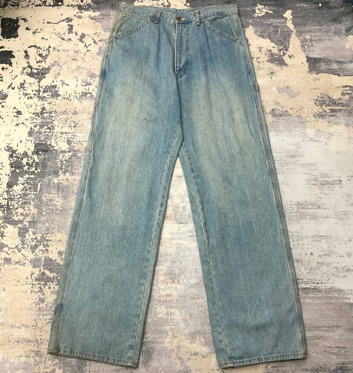Big John P656 BIG JOHN VTG CARPENTER DENIM Size US 34 / EU 50 - 2 Thumbnail