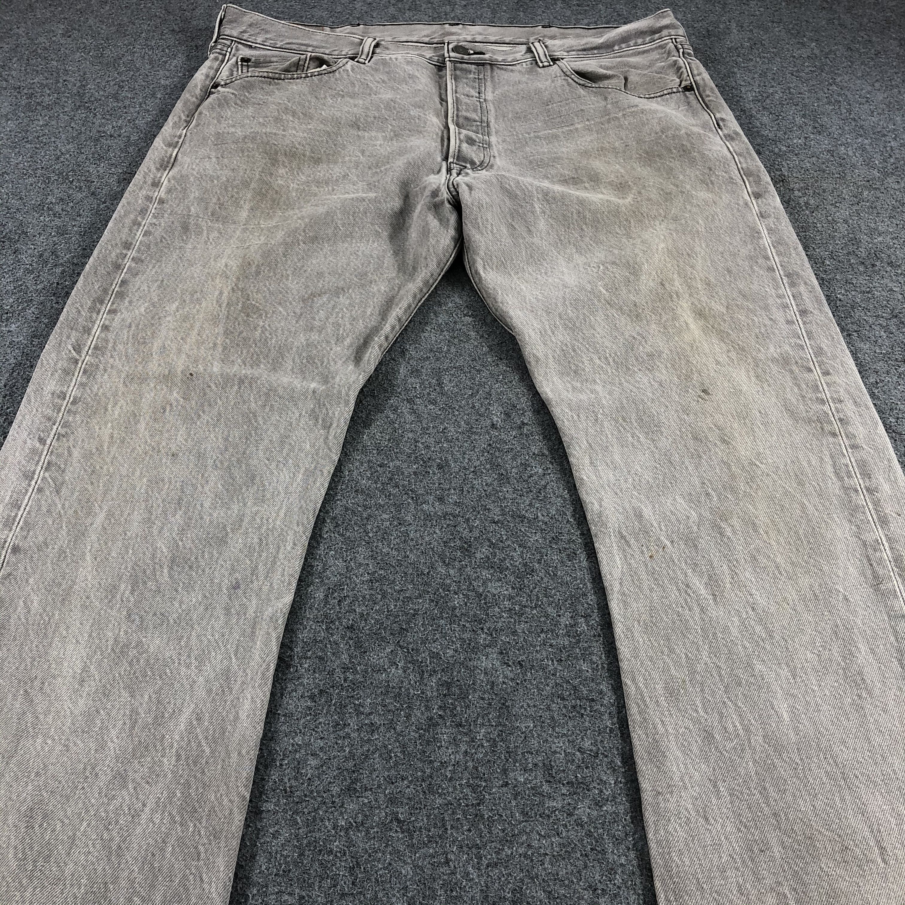 Levi's × Vintage Vintage Levis 501 Faded Black Jeans Size US 39 - 3 Thumbnail