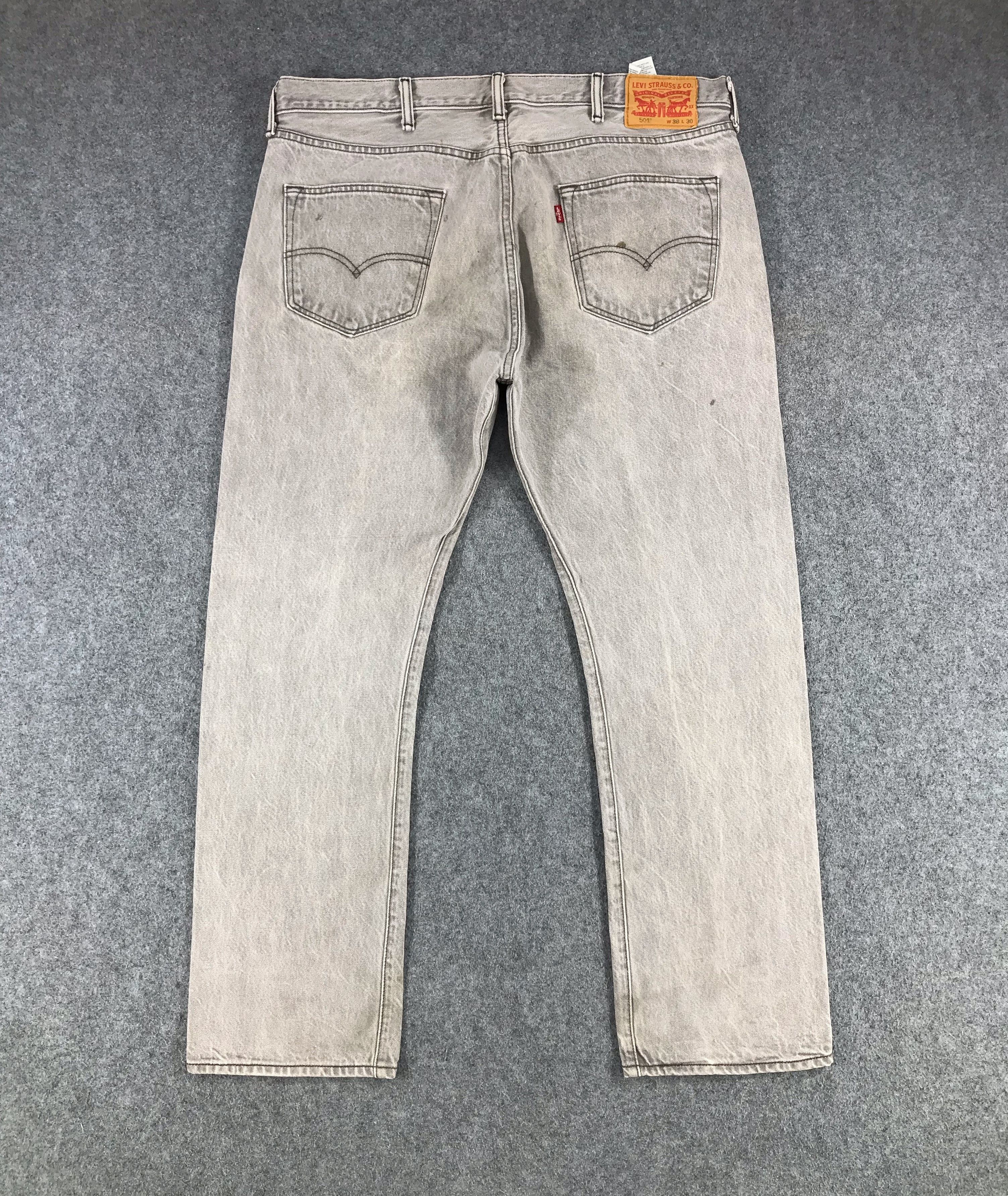 Levi's × Vintage Vintage Levis 501 Faded Black Jeans Size US 39 - 2 Thumbnail