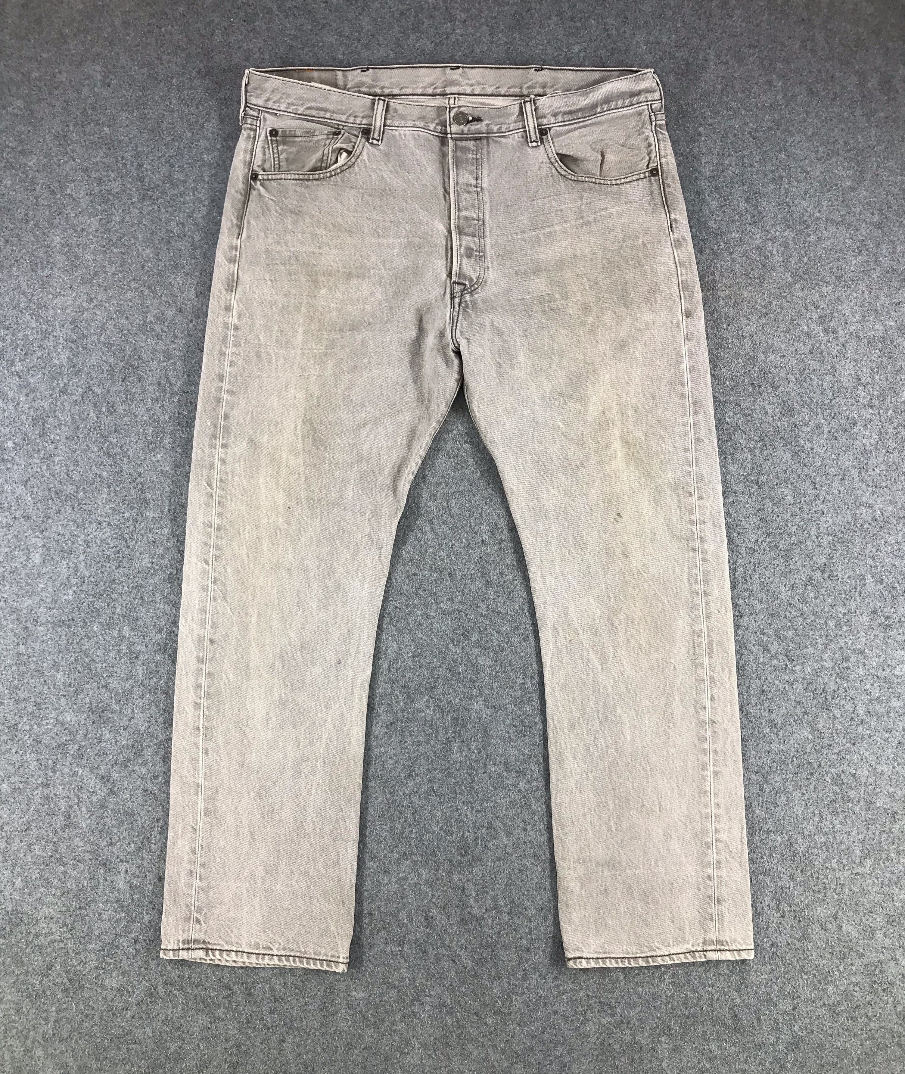 Levi's × Vintage Vintage Levis 501 Faded Black Jeans Size US 39 - 1 Thumbnail