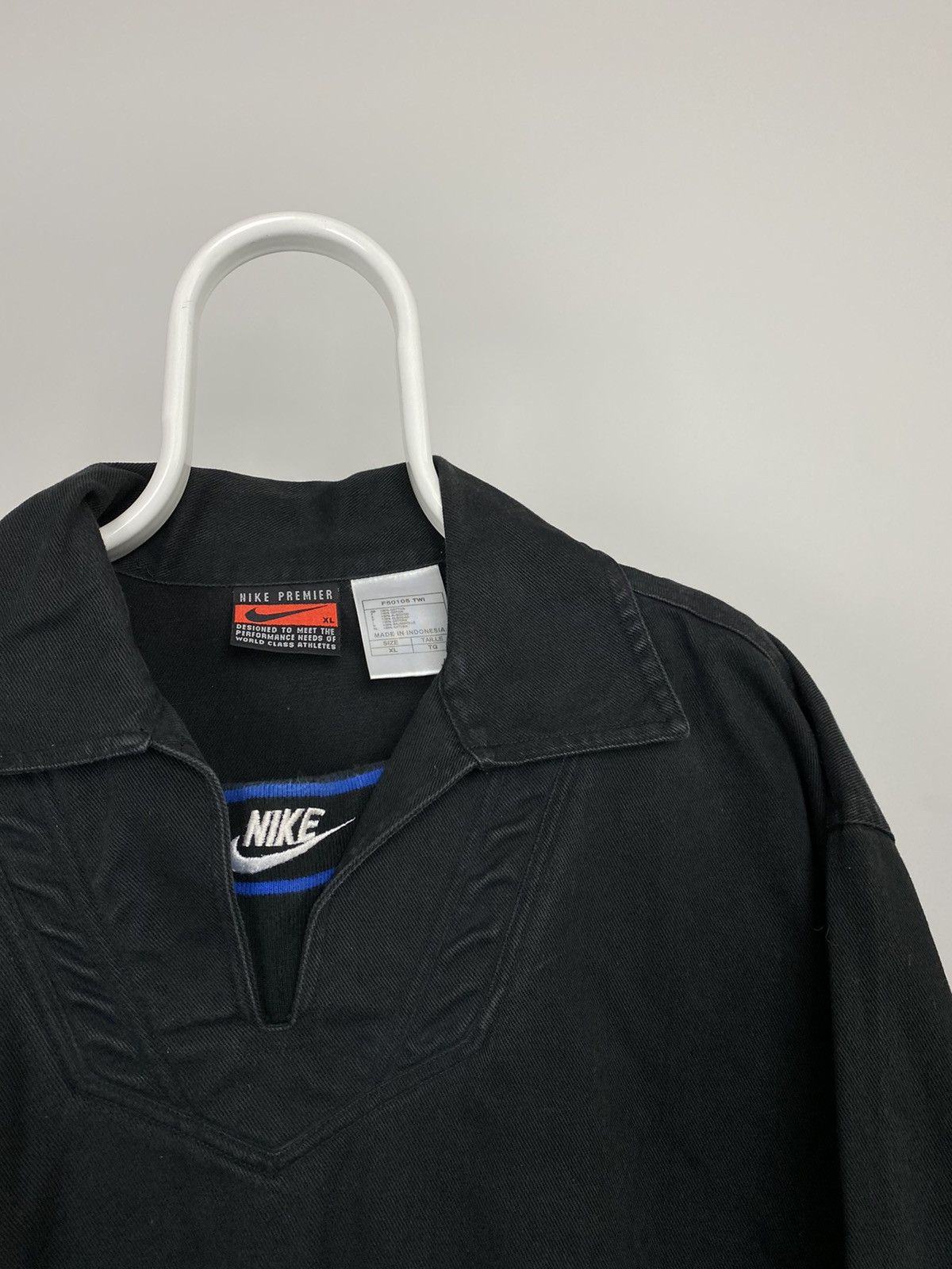 Nike × Vintage Nike vintage anorak light jacket big logo center swoosh Size US L / EU 52-54 / 3 - 3 Thumbnail