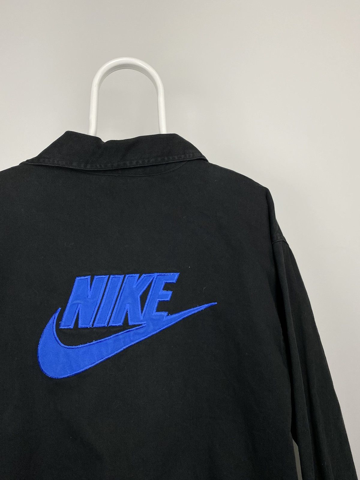 Nike × Vintage Nike vintage anorak light jacket big logo center swoosh Size US L / EU 52-54 / 3 - 1 Thumbnail