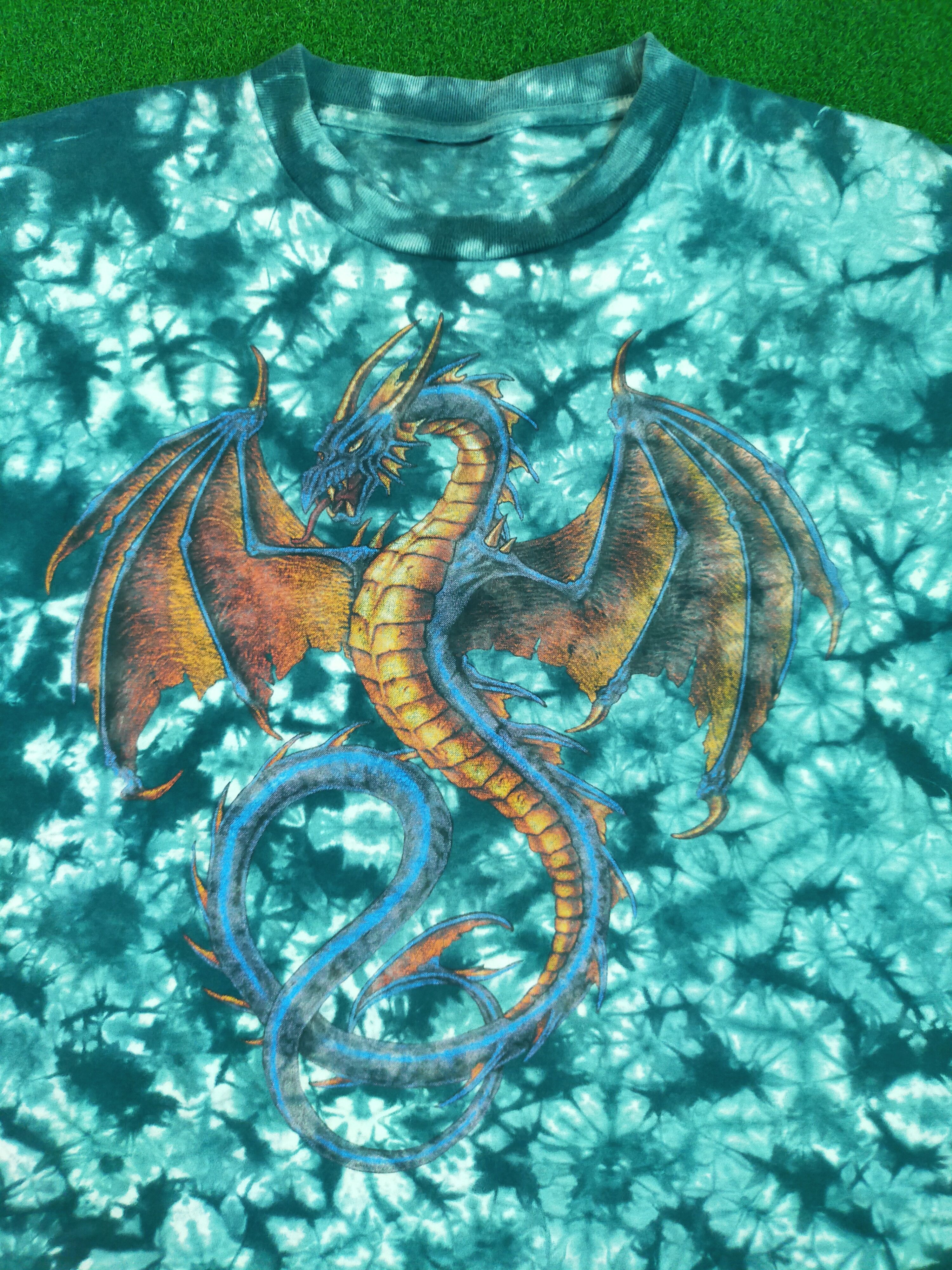 Vintage TYE DYE DRAGON T-SHIRTS Size US L / EU 52-54 / 3 - 2 Thumbnail