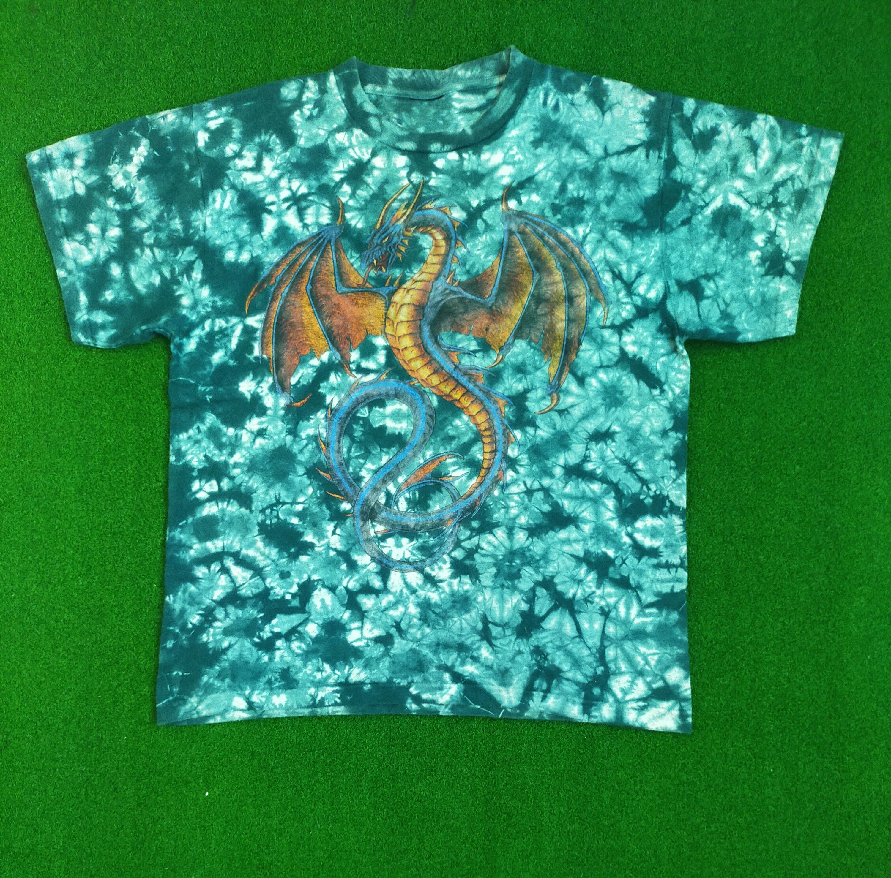 Vintage TYE DYE DRAGON T-SHIRTS Size US L / EU 52-54 / 3 - 1 Thumbnail
