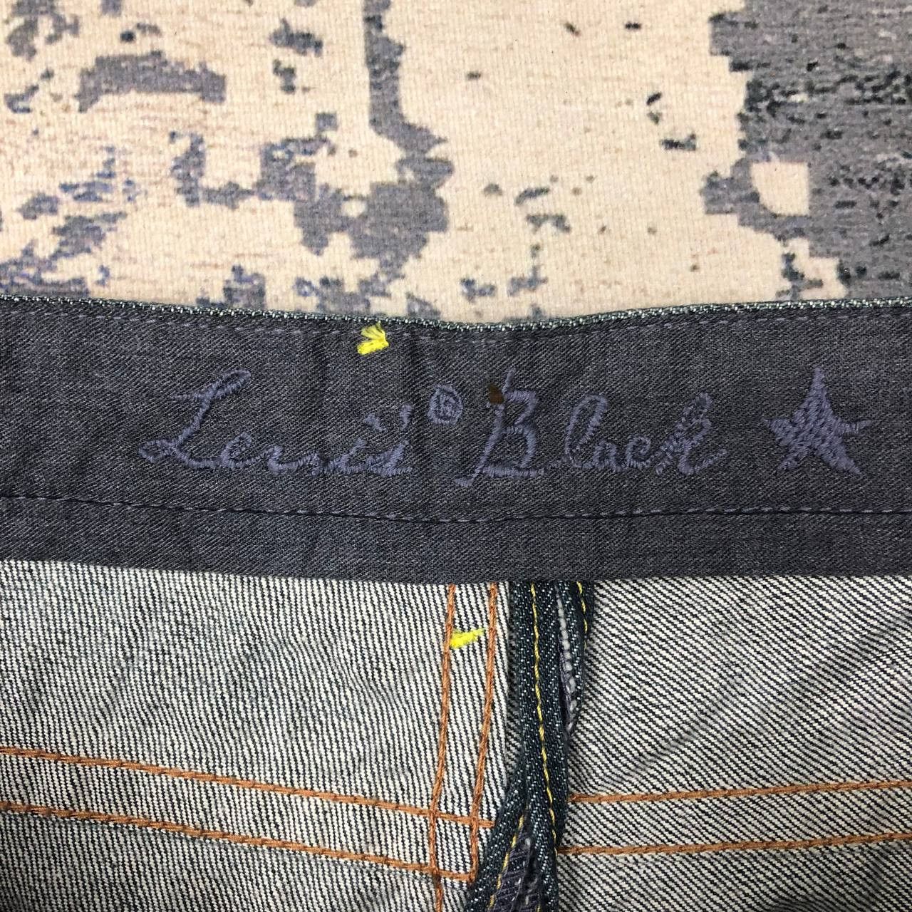 Levi's P655 VTG LEVI'S STAR BLACK SLIMFIT DENIM Size US 35 - 5 Thumbnail