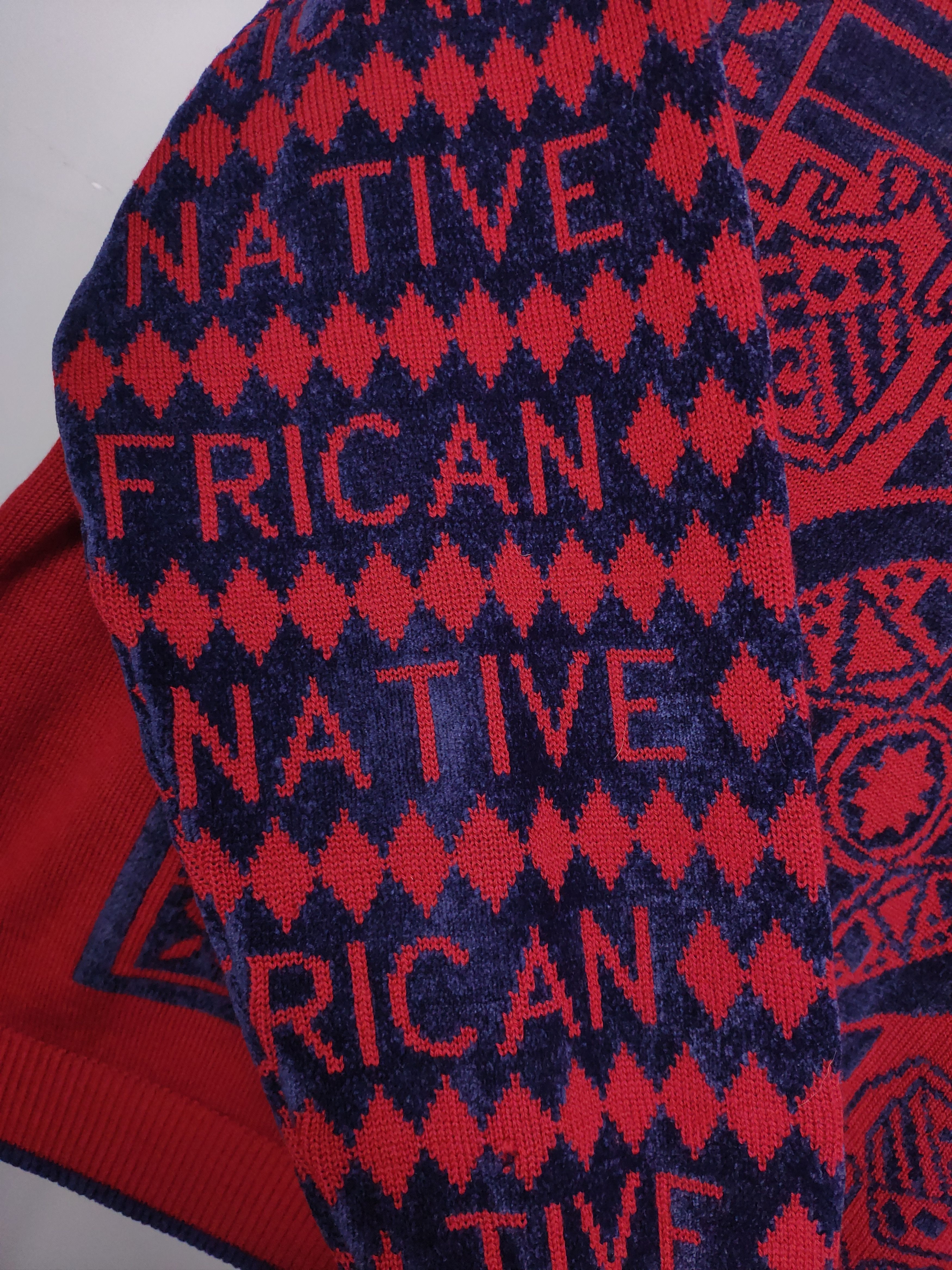 Designer Modigliani Italian Designer sweater african red Coogi style Size US L / EU 52-54 / 3 - 4 Thumbnail