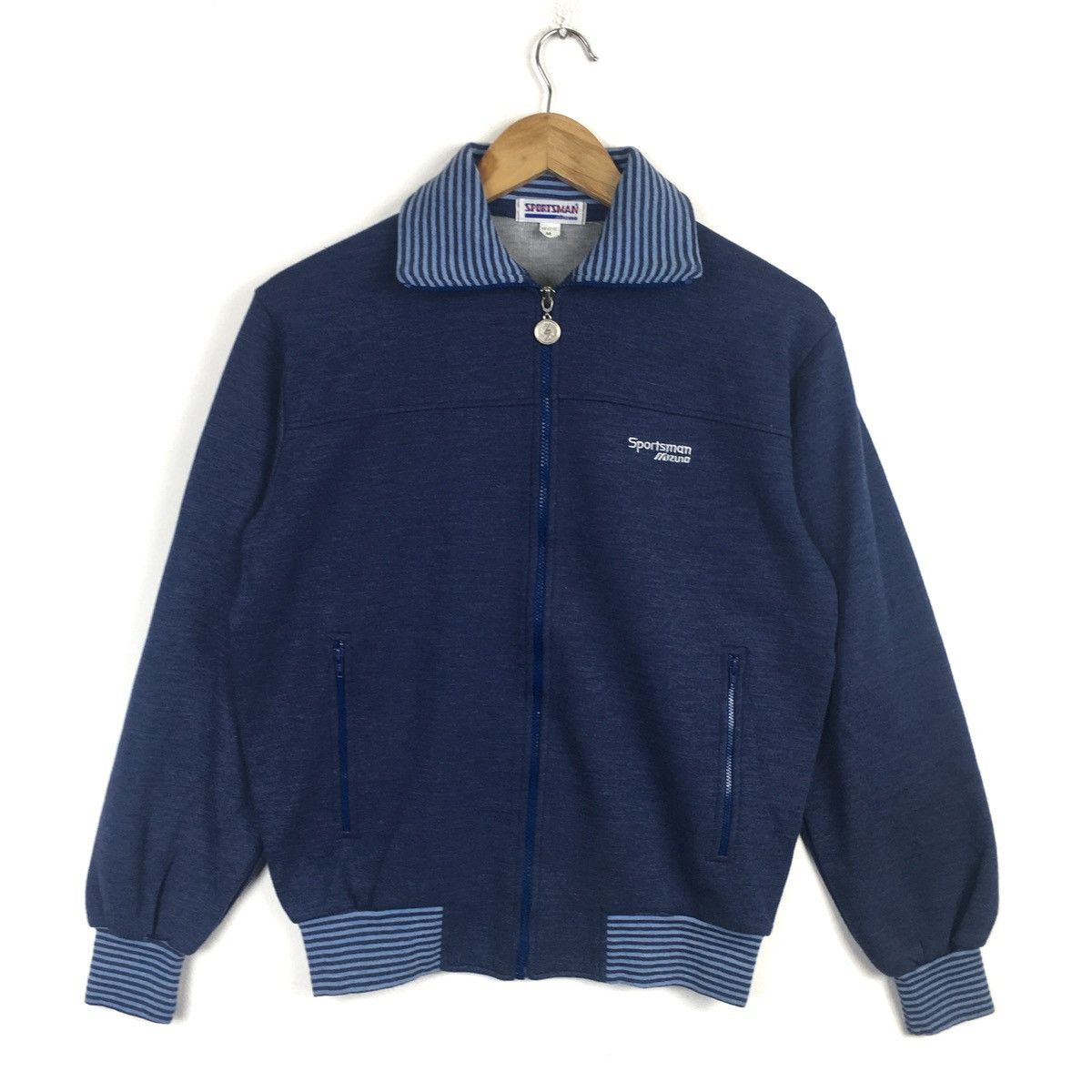 Japanese Brand Vintage Sportsman Mizuno Zipped Jacket Size US M / EU 48-50 / 2 - 2 Thumbnail
