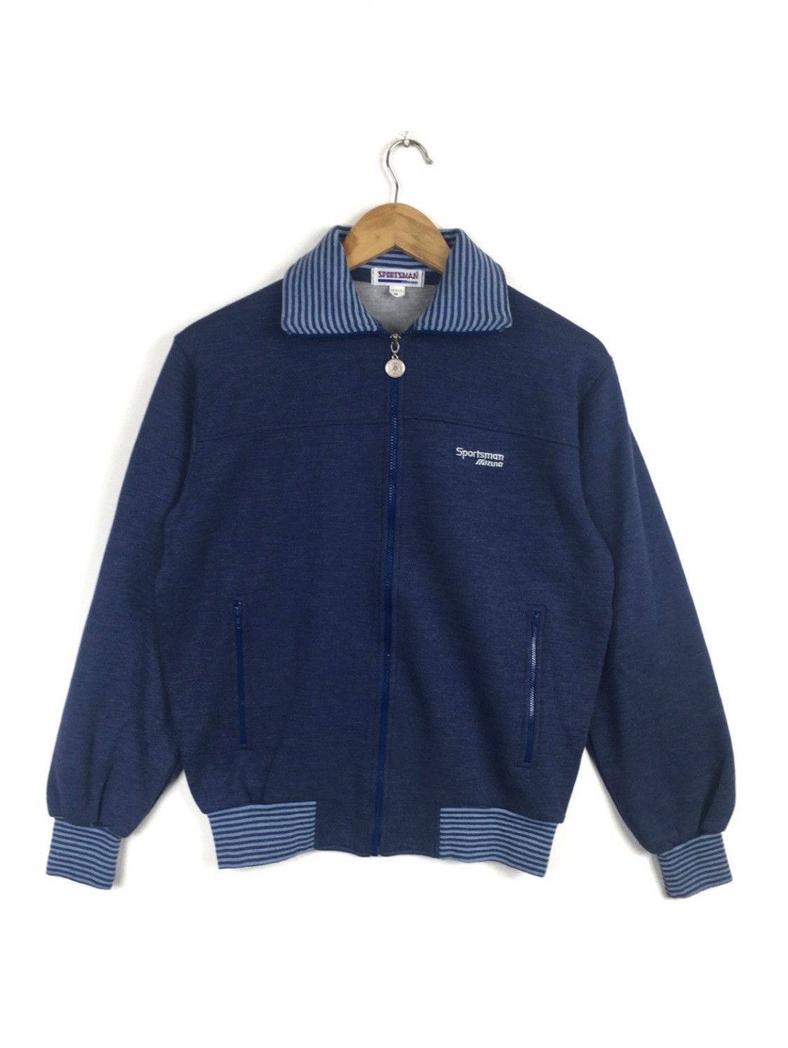 Japanese Brand Vintage Sportsman Mizuno Zipped Jacket Size US M / EU 48-50 / 2 - 1 Thumbnail