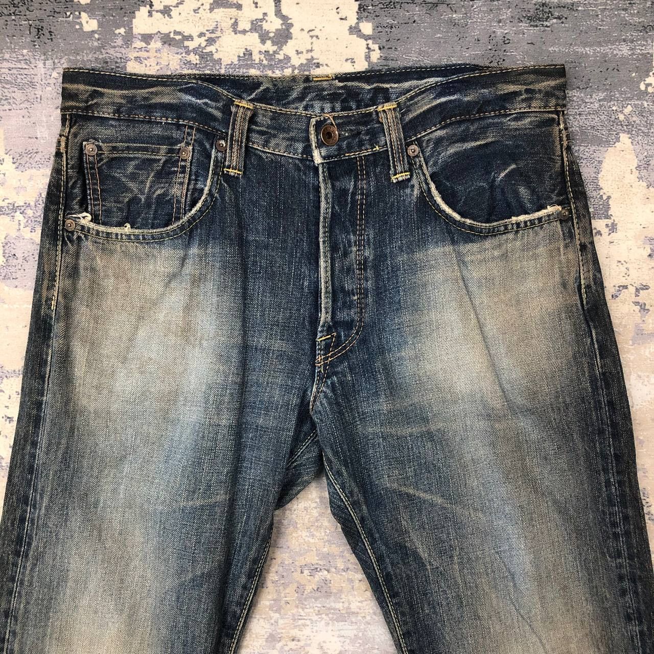 Edwin P644 VTG SELVEDGE EDWIN 505 japan DENIM Size US 33 - 3 Thumbnail