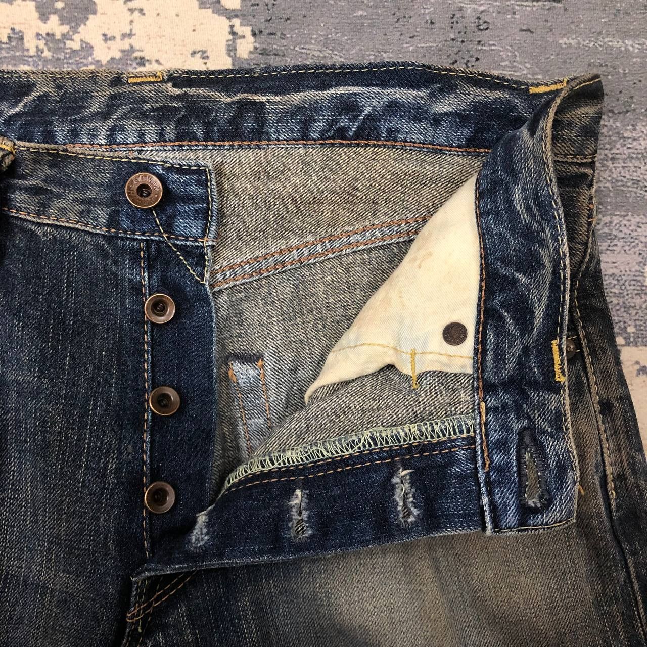 Edwin P644 VTG SELVEDGE EDWIN 505 japan DENIM Size US 33 - 8 Thumbnail