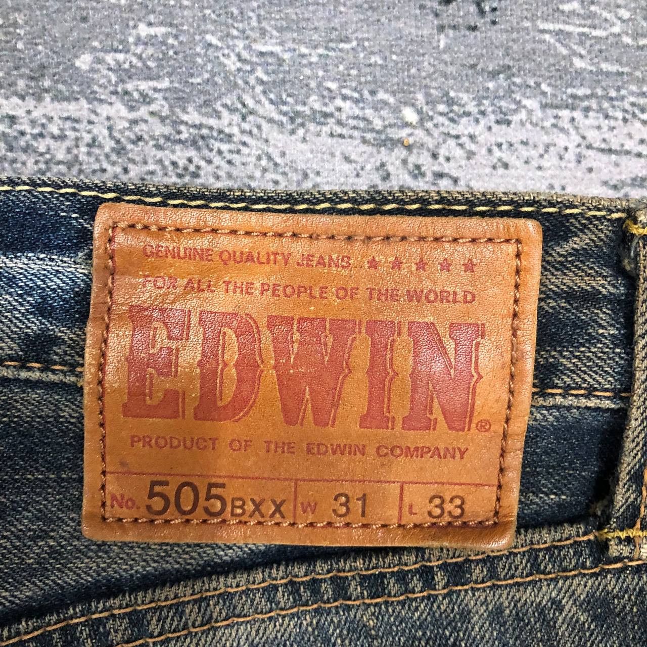 Edwin P644 VTG SELVEDGE EDWIN 505 japan DENIM Size US 33 - 5 Thumbnail
