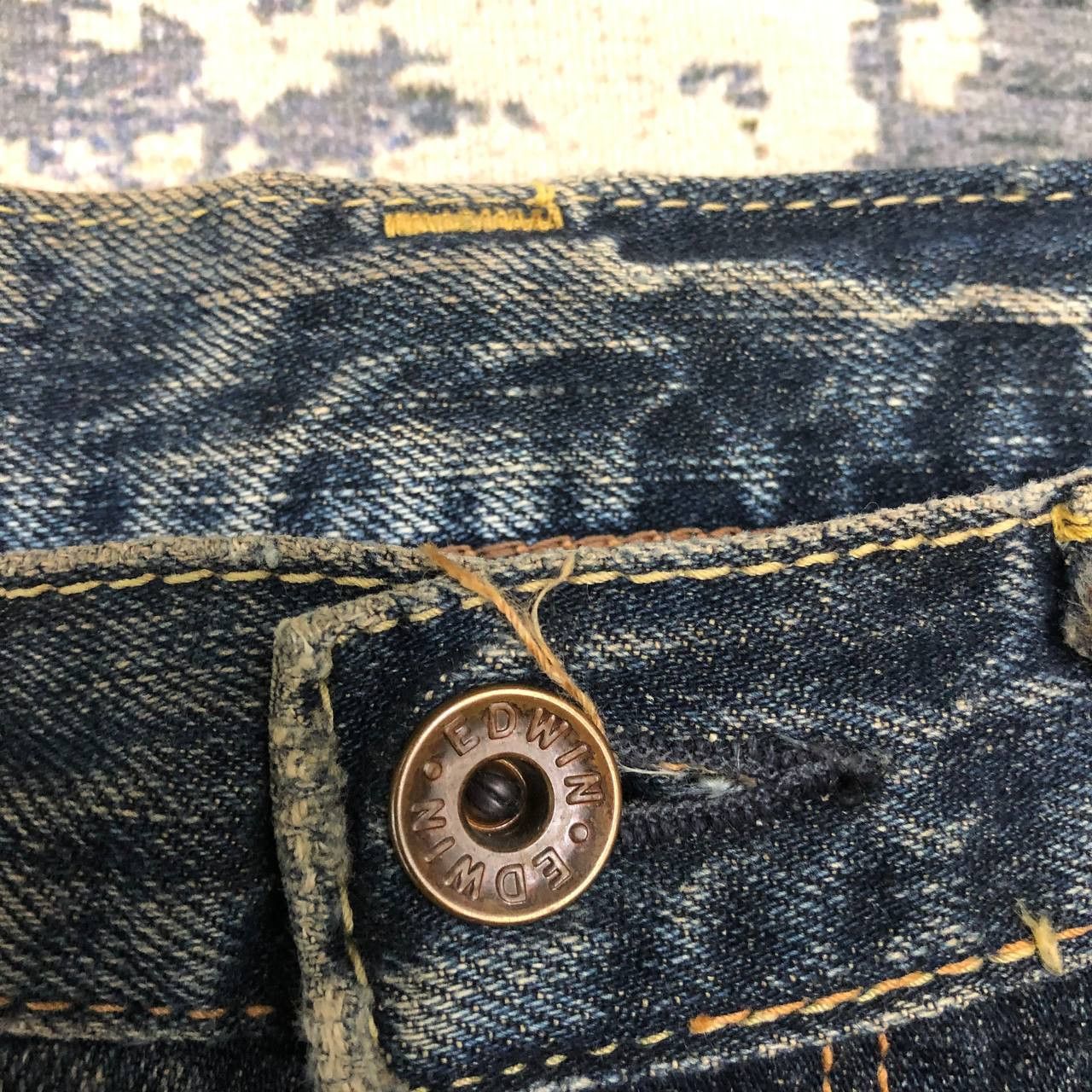 Edwin P644 VTG SELVEDGE EDWIN 505 japan DENIM Size US 33 - 7 Thumbnail