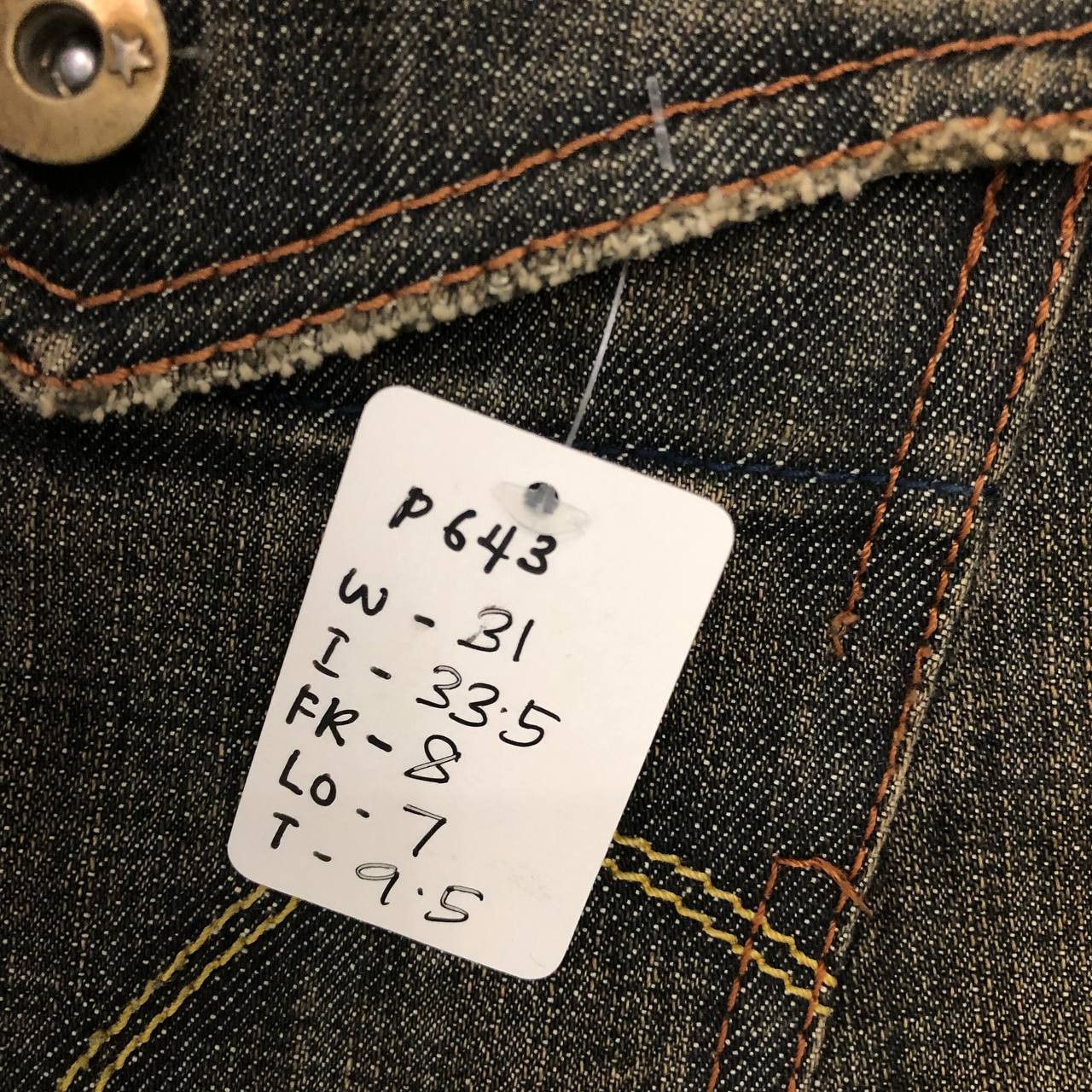 Levi's P643 LEVI'S STAR BLACK BAKER SKINNY DENIM Size US 31 - 10 Thumbnail