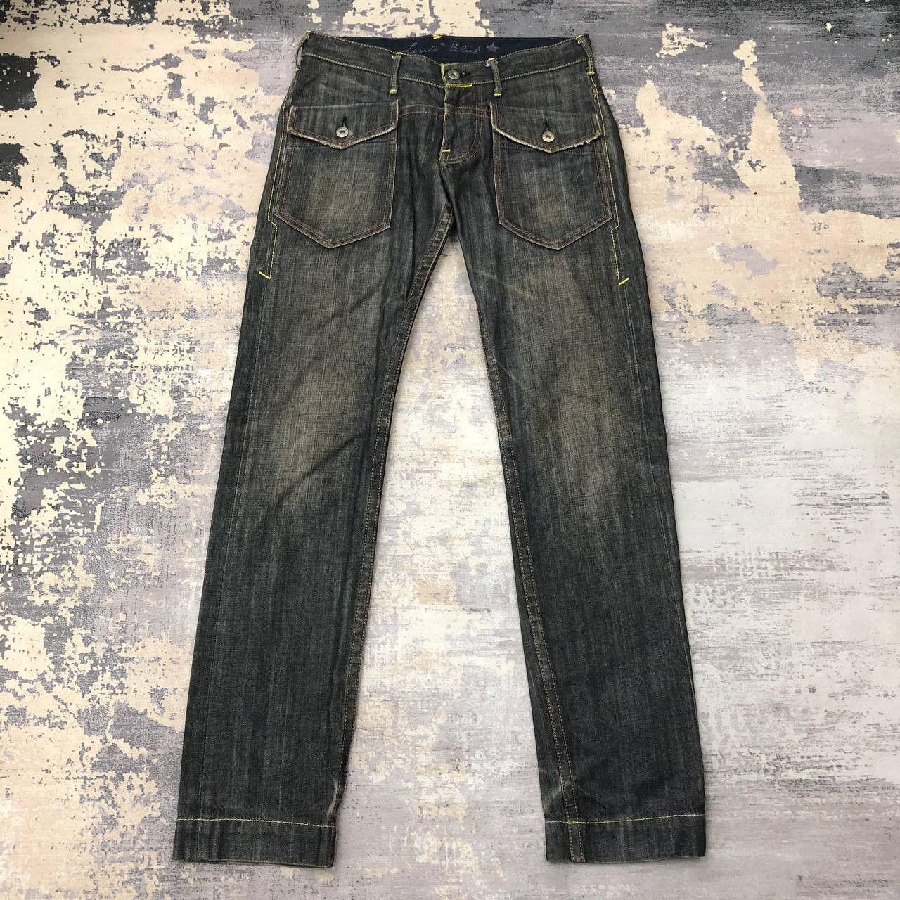Levi's P643 LEVI'S STAR BLACK BAKER SKINNY DENIM Size US 31 - 1 Thumbnail