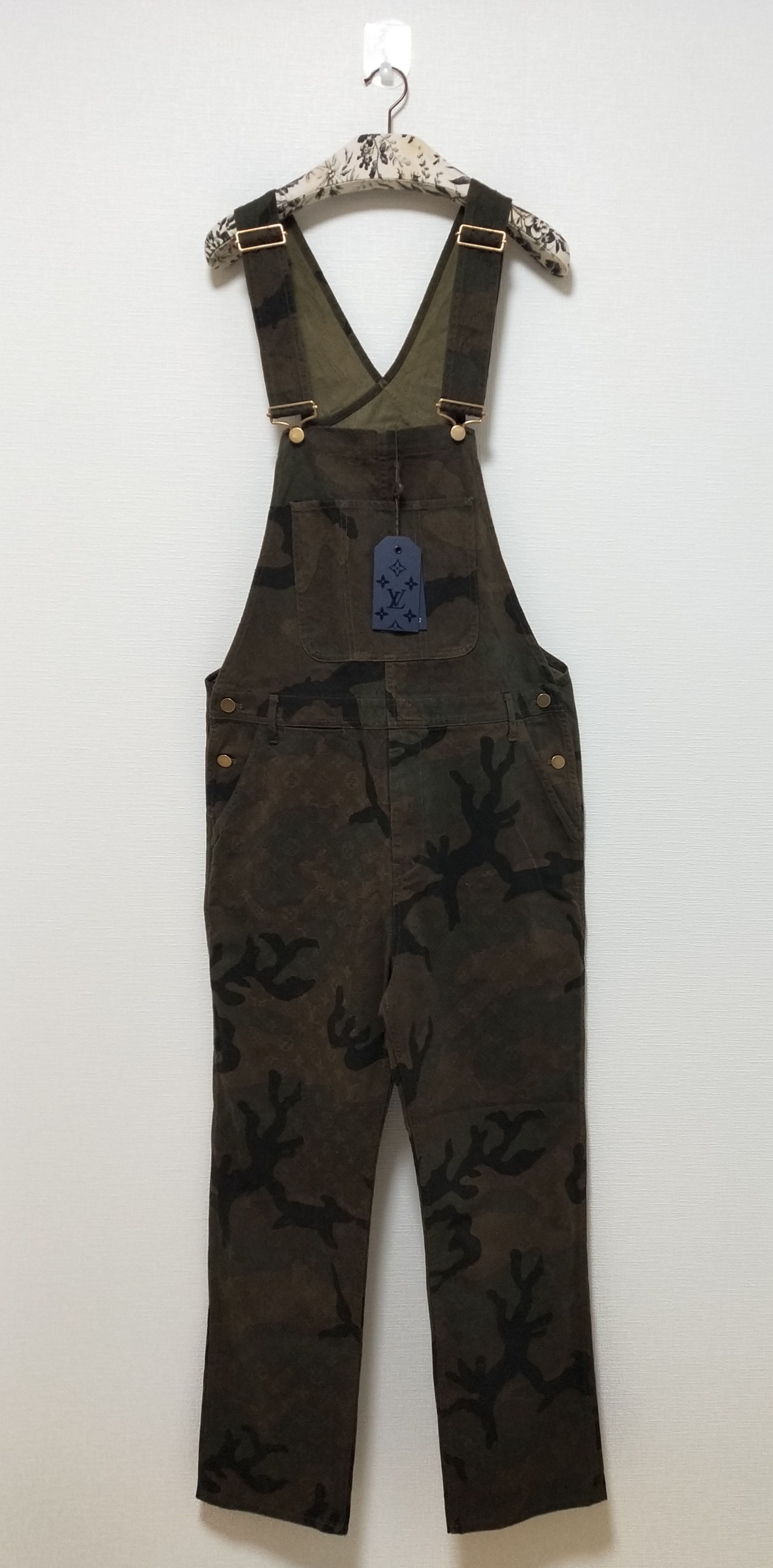 Supreme Monogram Denim Overalls | Grailed