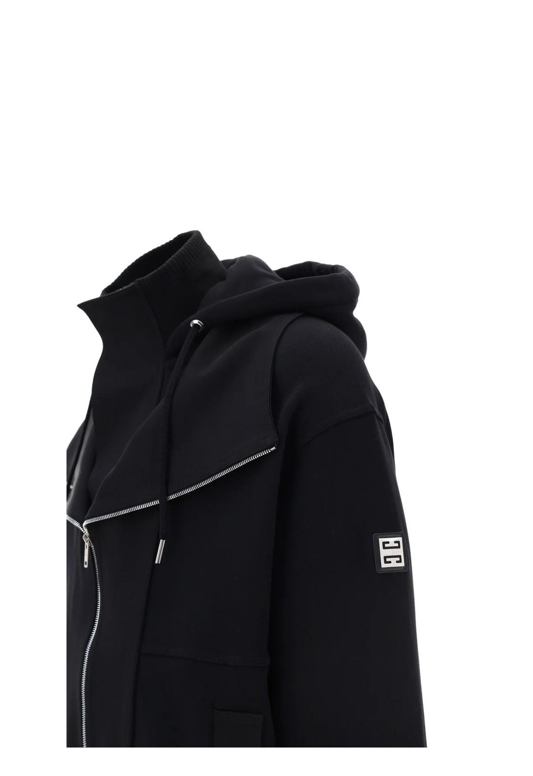 Givenchy Givenchy Black Layered Bi-Fabric Jacket Size US XXL / EU 58 / 5 - 3 Thumbnail