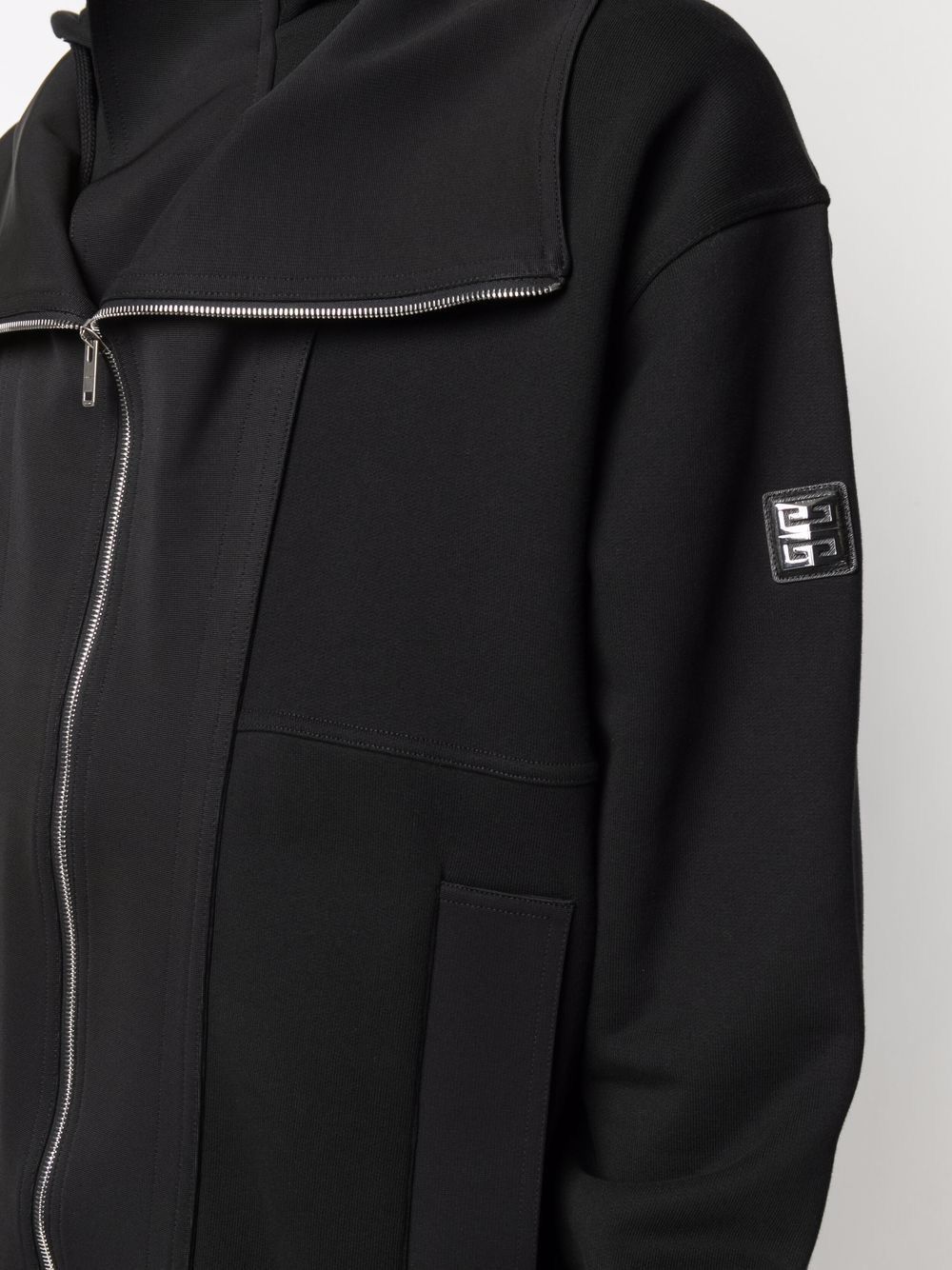 Givenchy Givenchy Black Layered Bi-Fabric Jacket Size US XXL / EU 58 / 5 - 5 Thumbnail