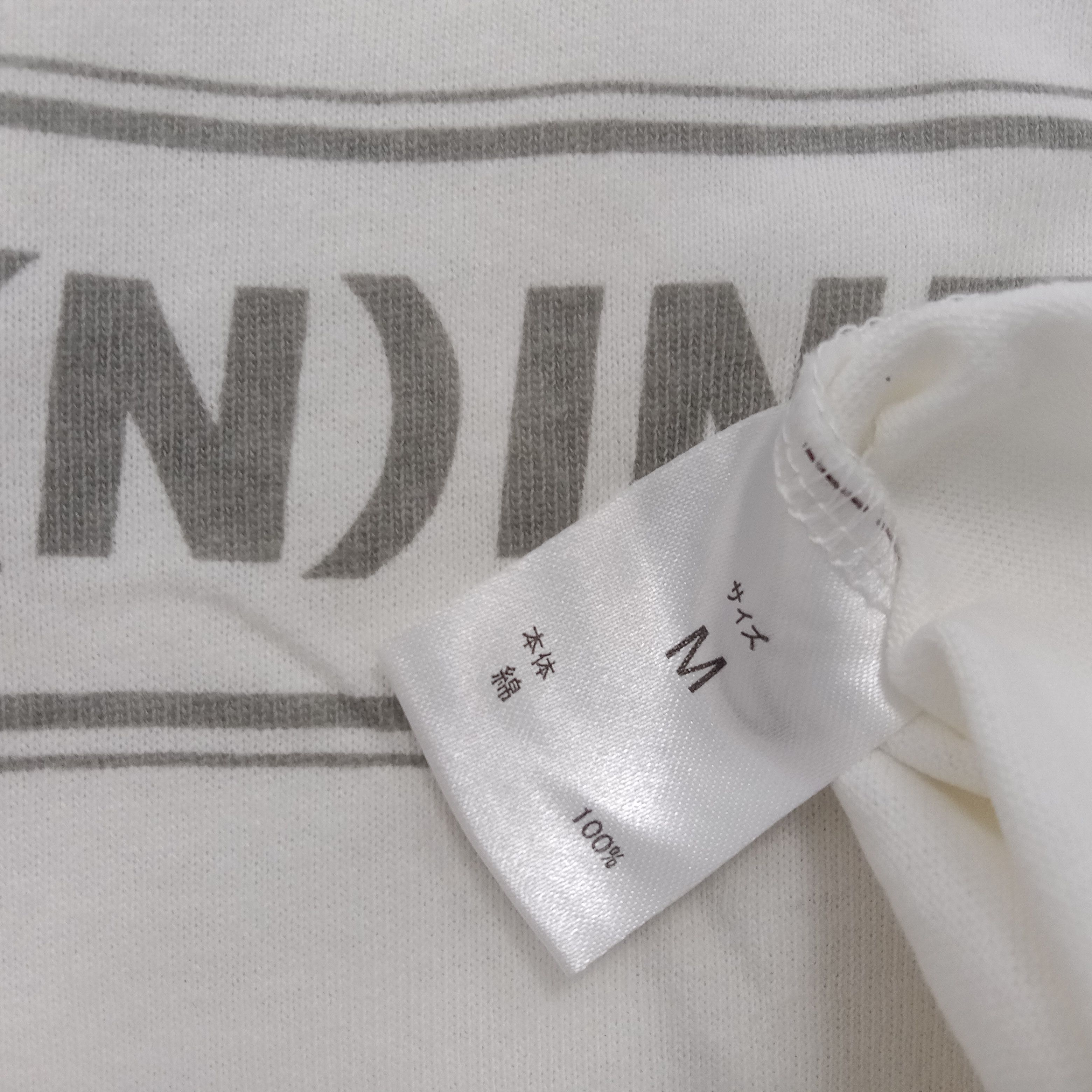 Japanese Brand Number Nine Japanese Brand Spell Out V Neck T-Shirt Size US S / EU 44-46 / 1 - 5 Thumbnail