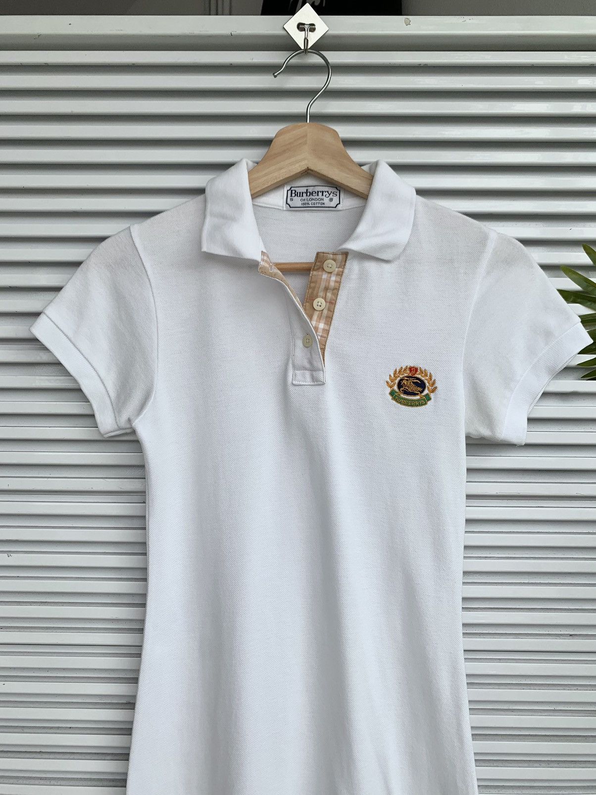 Burberry Vintage Burberry Long Polo Tee Size S / US 4 / IT 40 - 1 Thumbnail