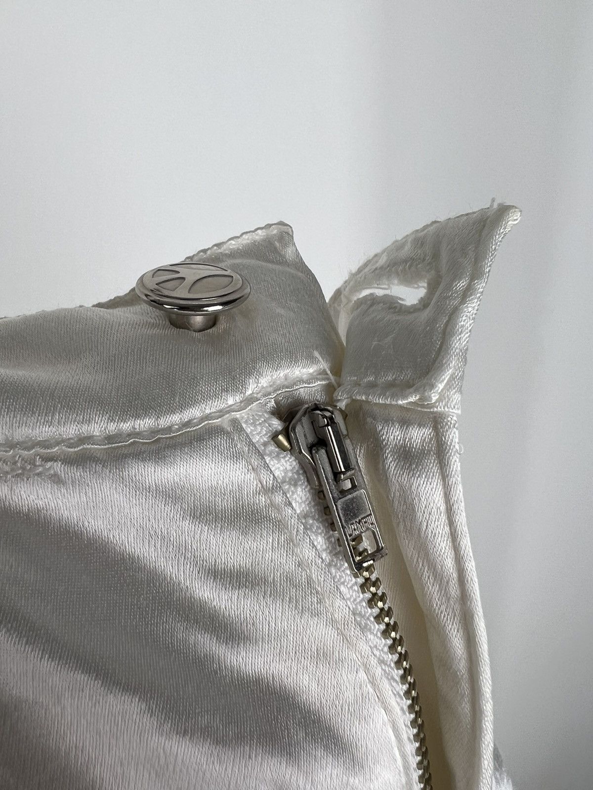 Moschino Moschino Jeans Vintage Pants Viscose White Trousers Logo Size 27" / US 4 / IT 40 - 13 Thumbnail