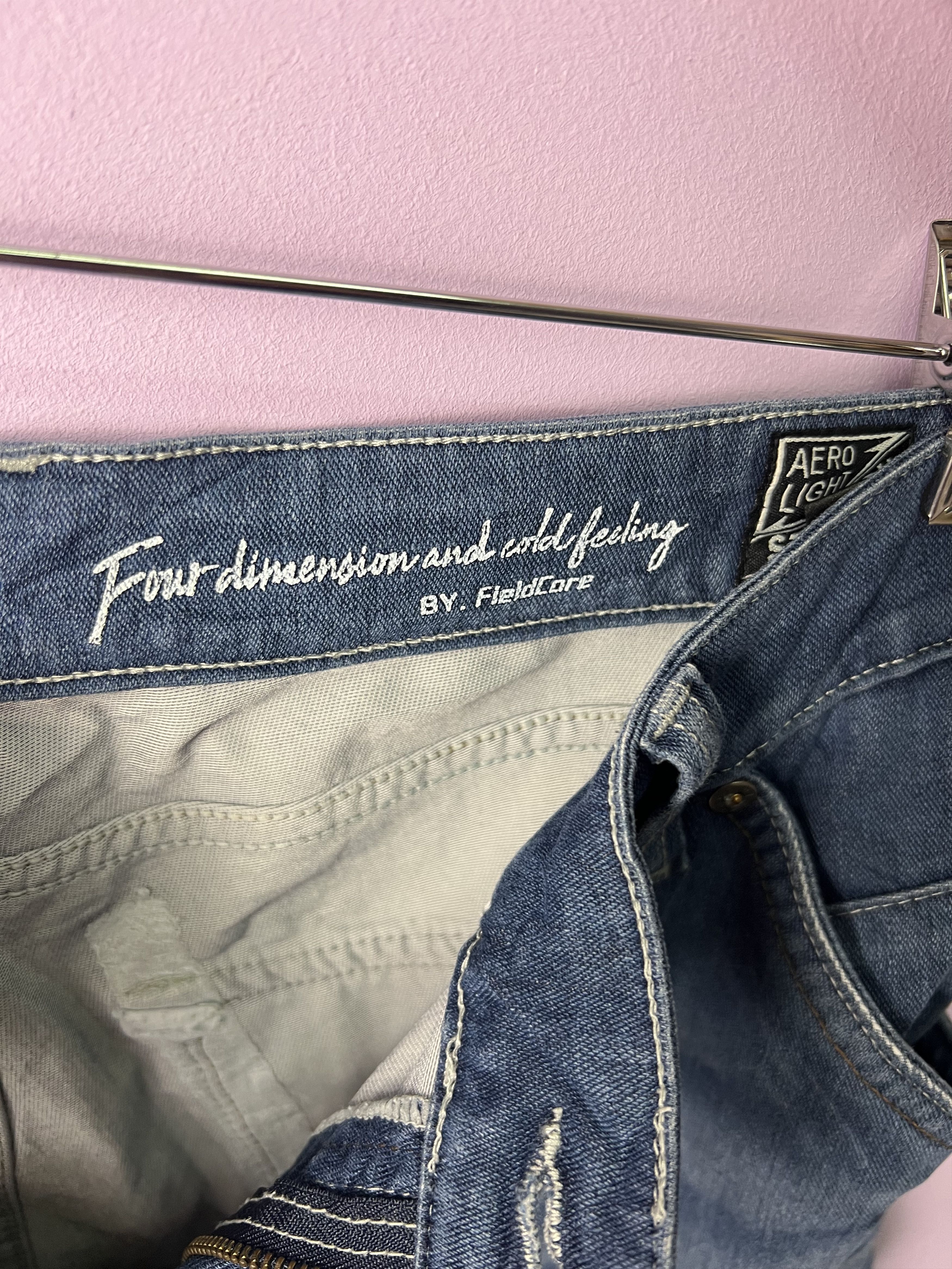 Japanese Brand 🔥Fieldcore Soft Denim Cargo Pants Size US 33 - 11 Thumbnail