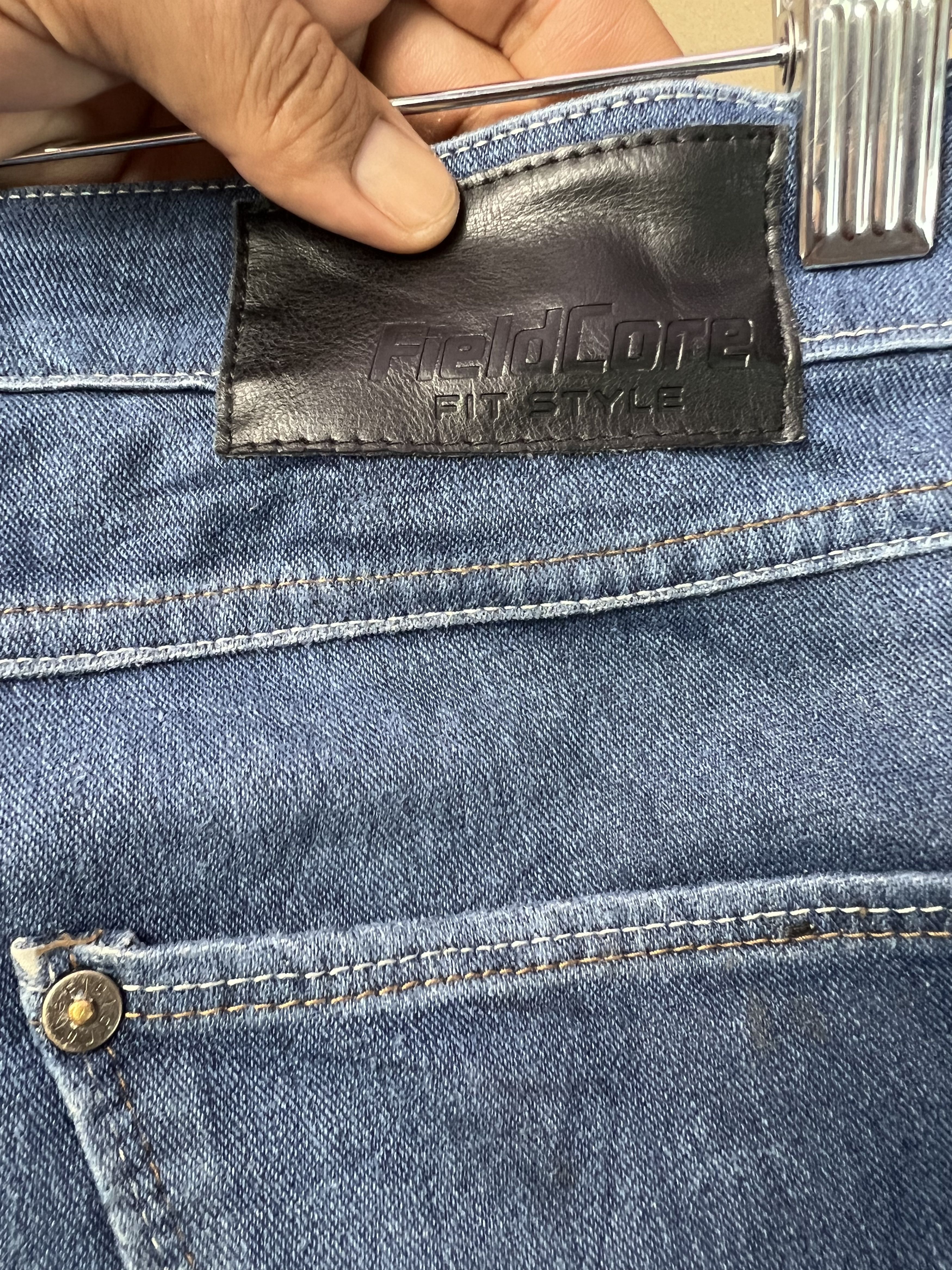 Japanese Brand 🔥Fieldcore Soft Denim Cargo Pants Size US 33 - 15 Thumbnail