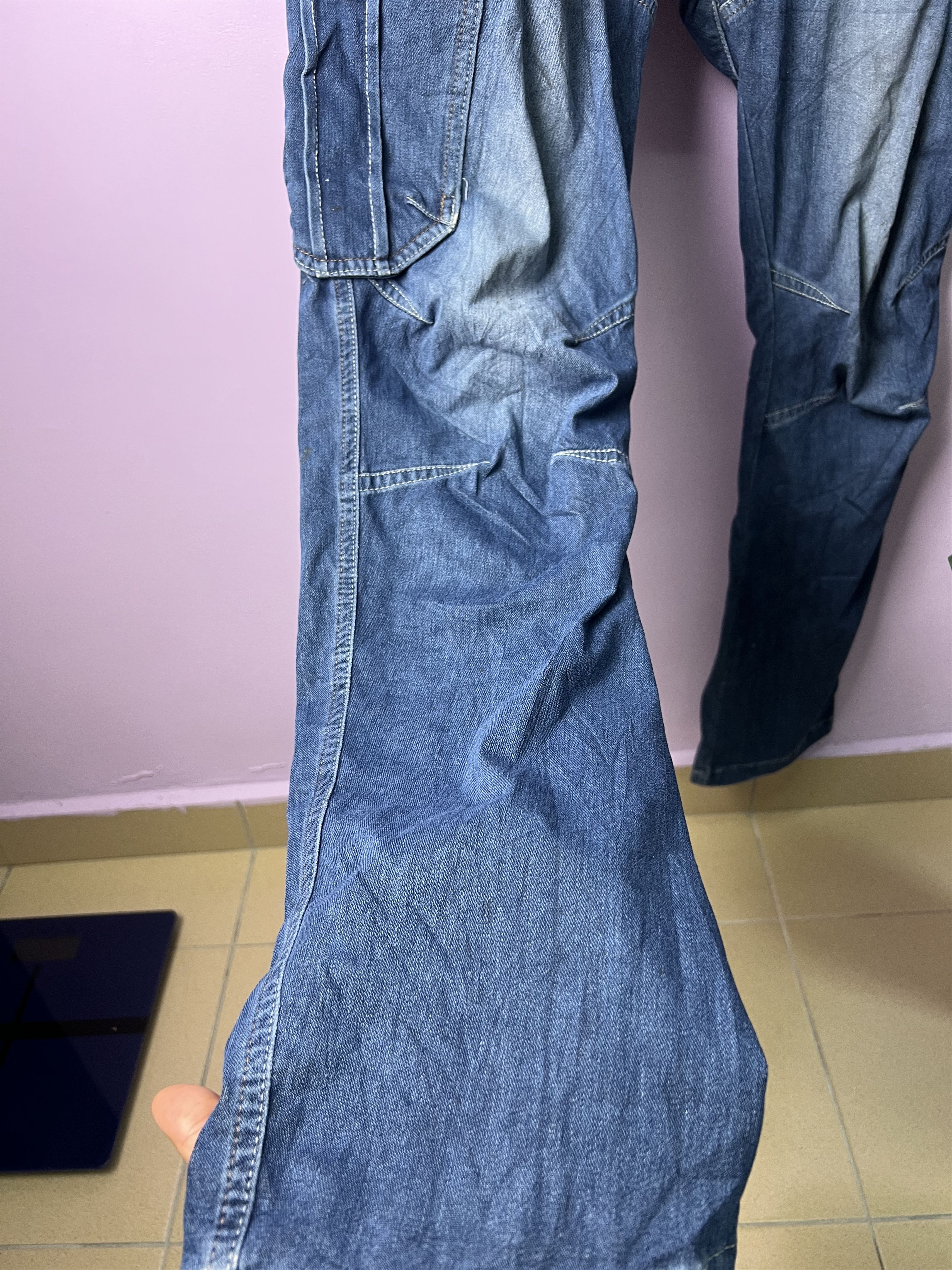 Japanese Brand 🔥Fieldcore Soft Denim Cargo Pants Size US 33 - 7 Thumbnail