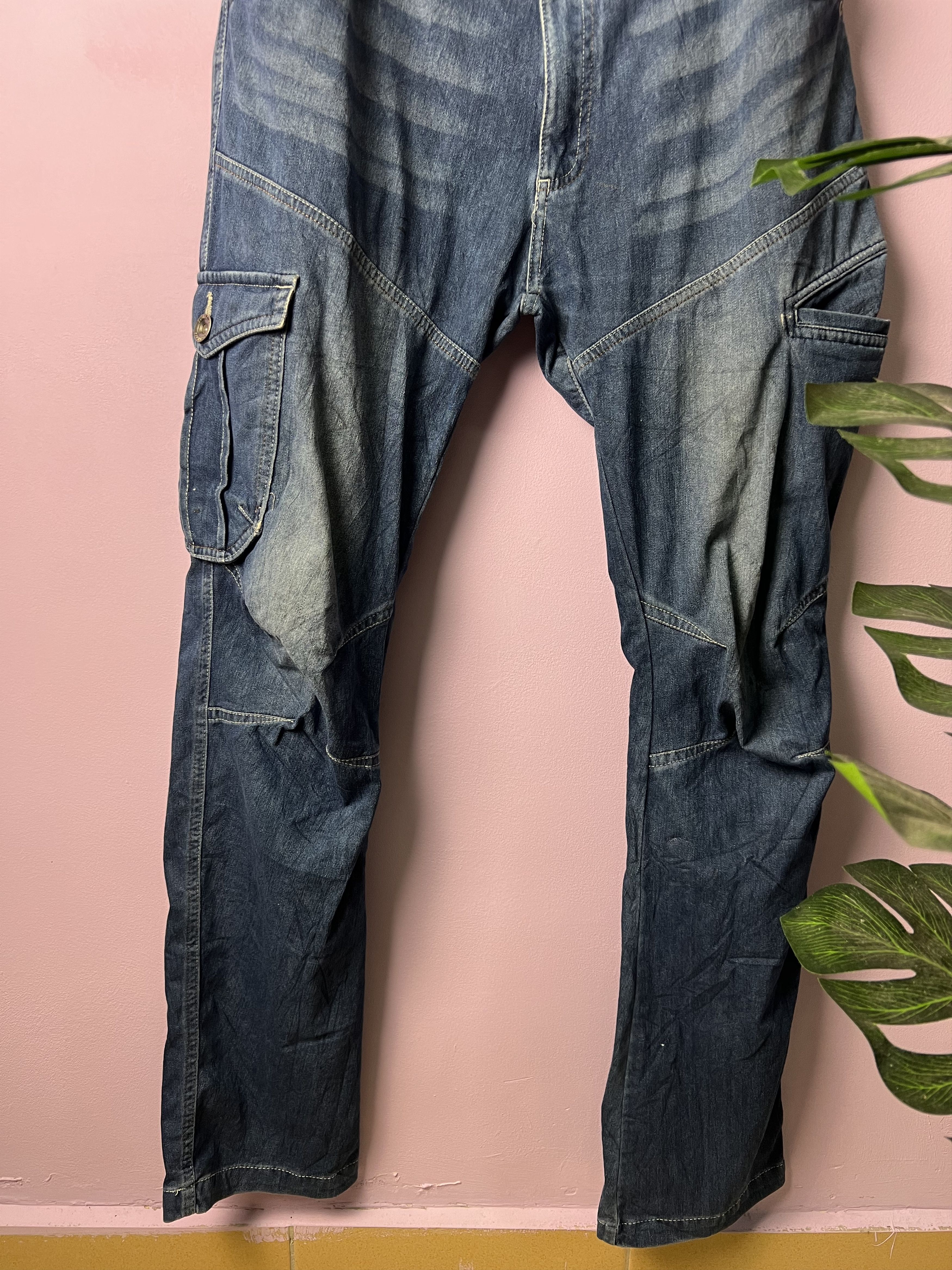 Japanese Brand 🔥Fieldcore Soft Denim Cargo Pants Size US 33 - 4 Thumbnail