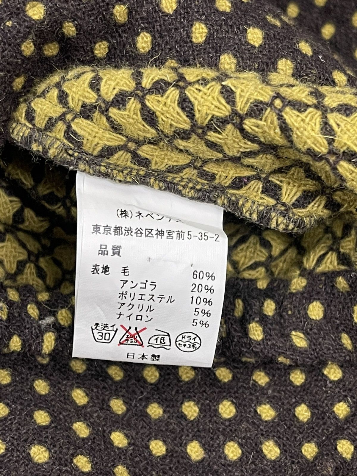 Nepenthes NEPENTHES x SONIC LAB WOOL CROPPED POLKADOT JACKET Size US M / EU 48-50 / 2 - 11 Thumbnail