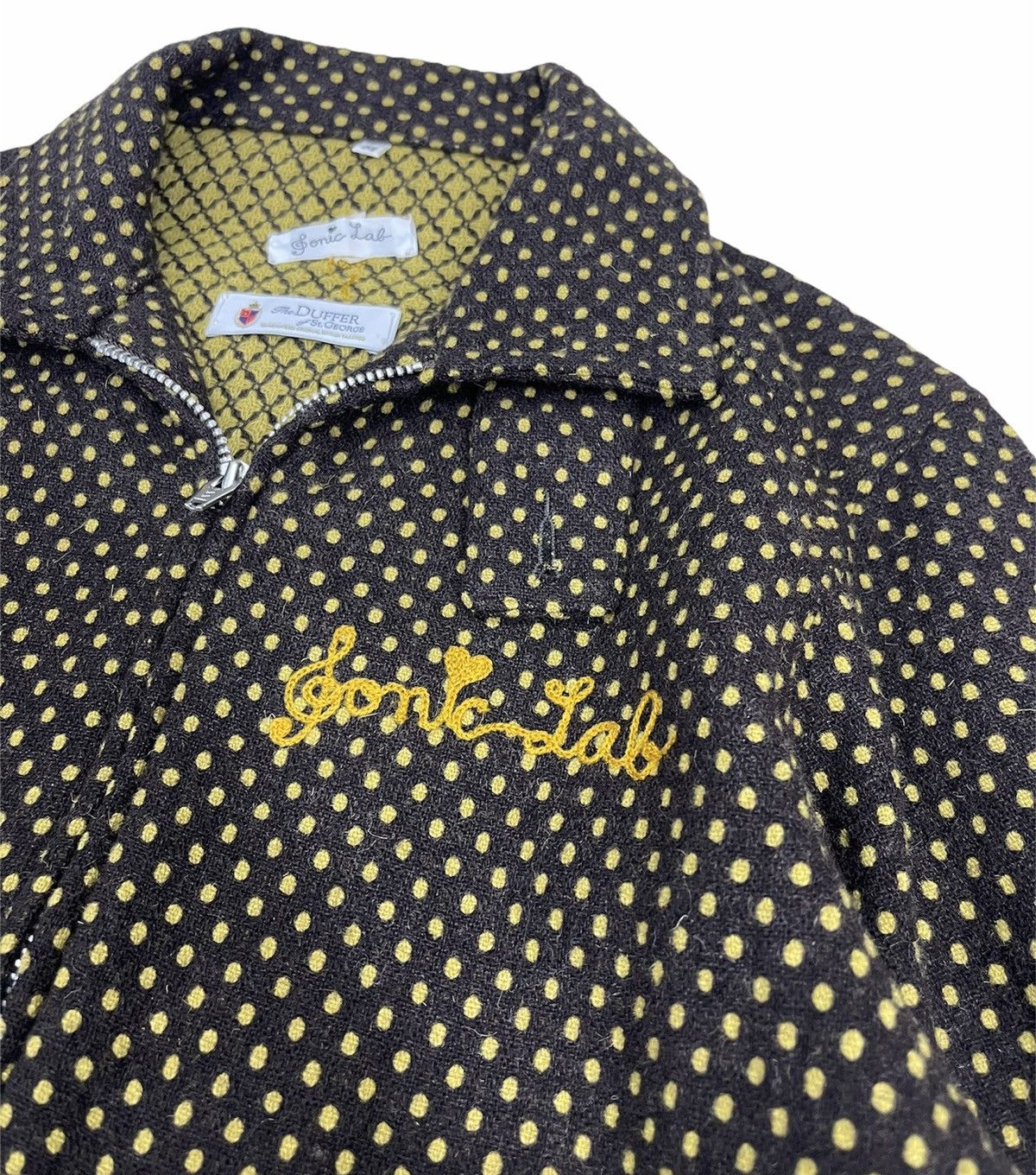 Nepenthes NEPENTHES x SONIC LAB WOOL CROPPED POLKADOT JACKET Size US M / EU 48-50 / 2 - 7 Thumbnail