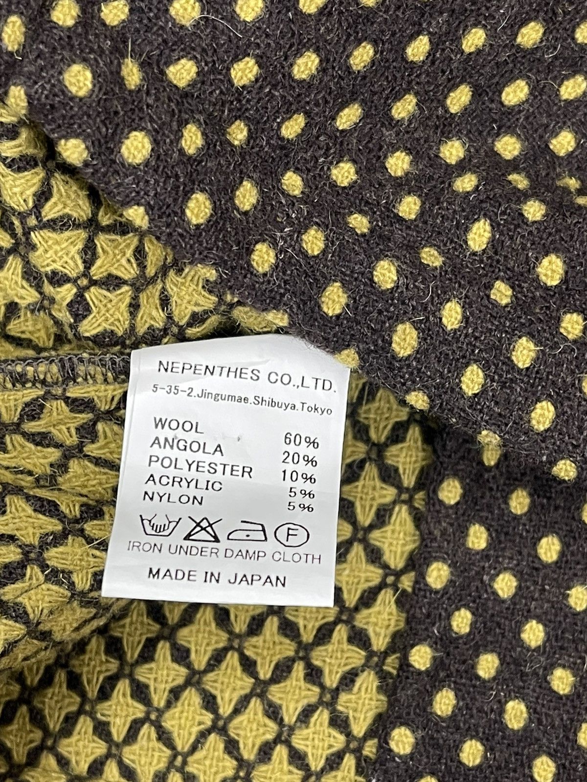 Nepenthes NEPENTHES x SONIC LAB WOOL CROPPED POLKADOT JACKET Size US M / EU 48-50 / 2 - 10 Thumbnail