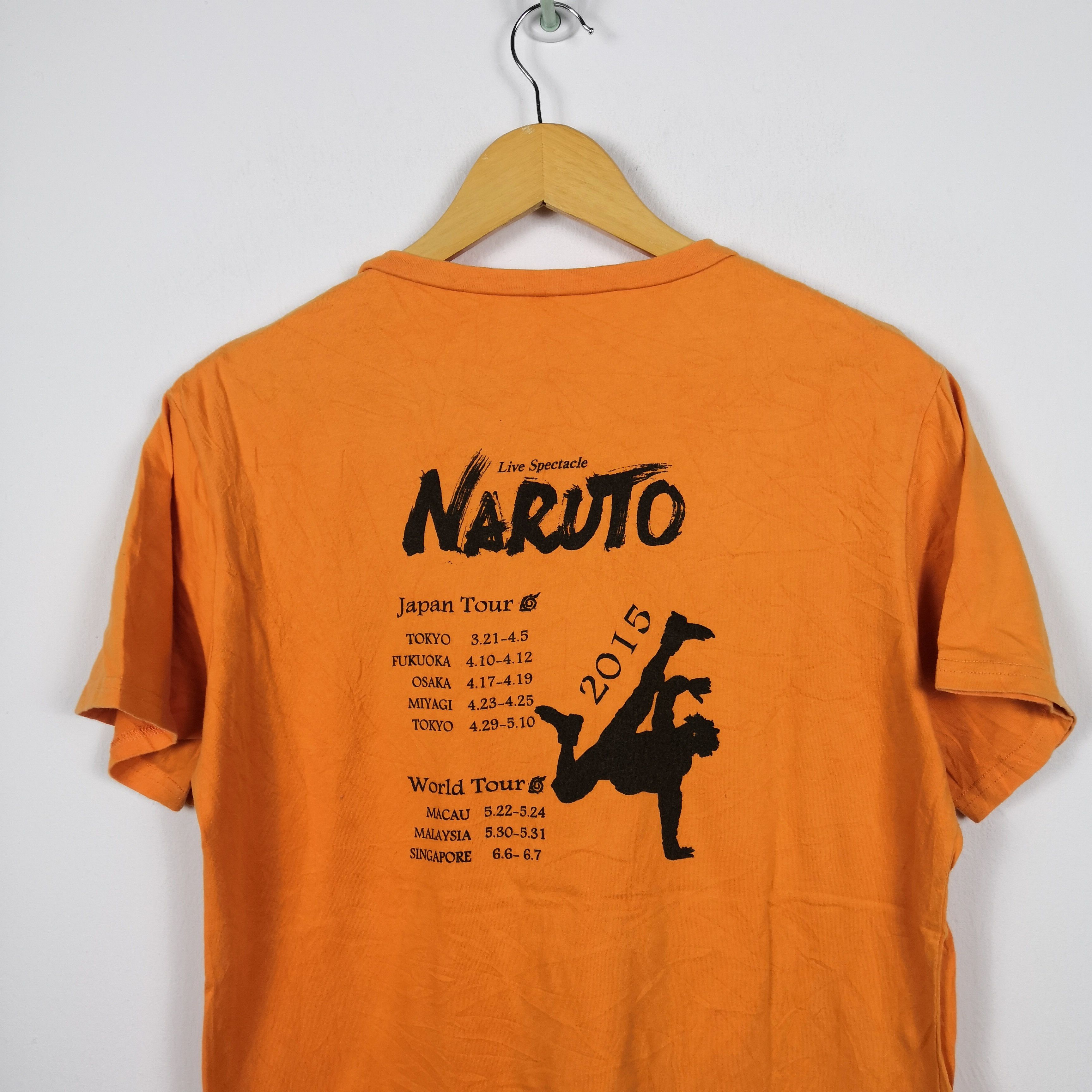 Anime Naruto T Shirt Japan Tour Japanese Anime Manga Tees Size US M / EU 48-50 / 2 - 3 Thumbnail