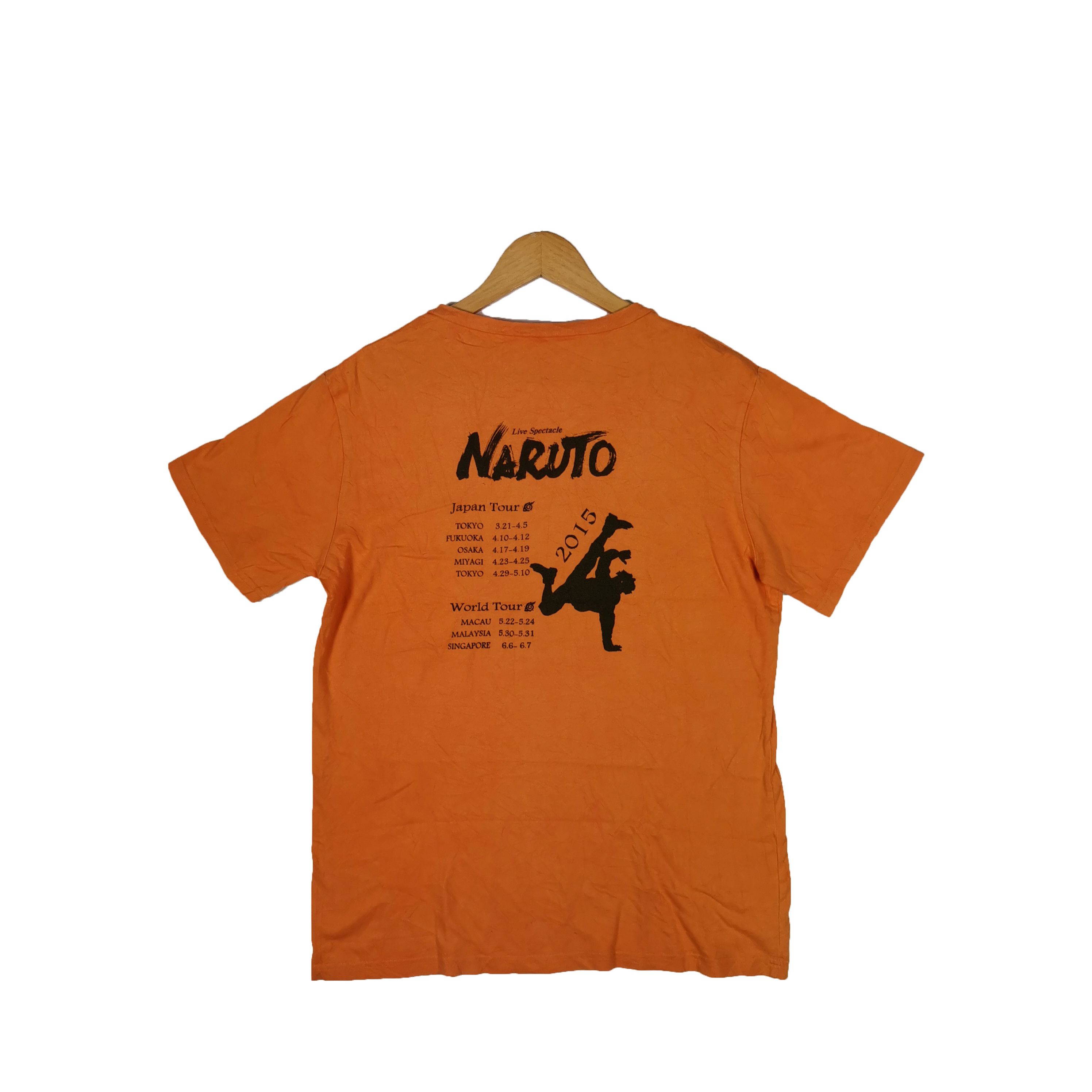 Naruto T Shirt Japan Tour Japanese Anime Manga Tees