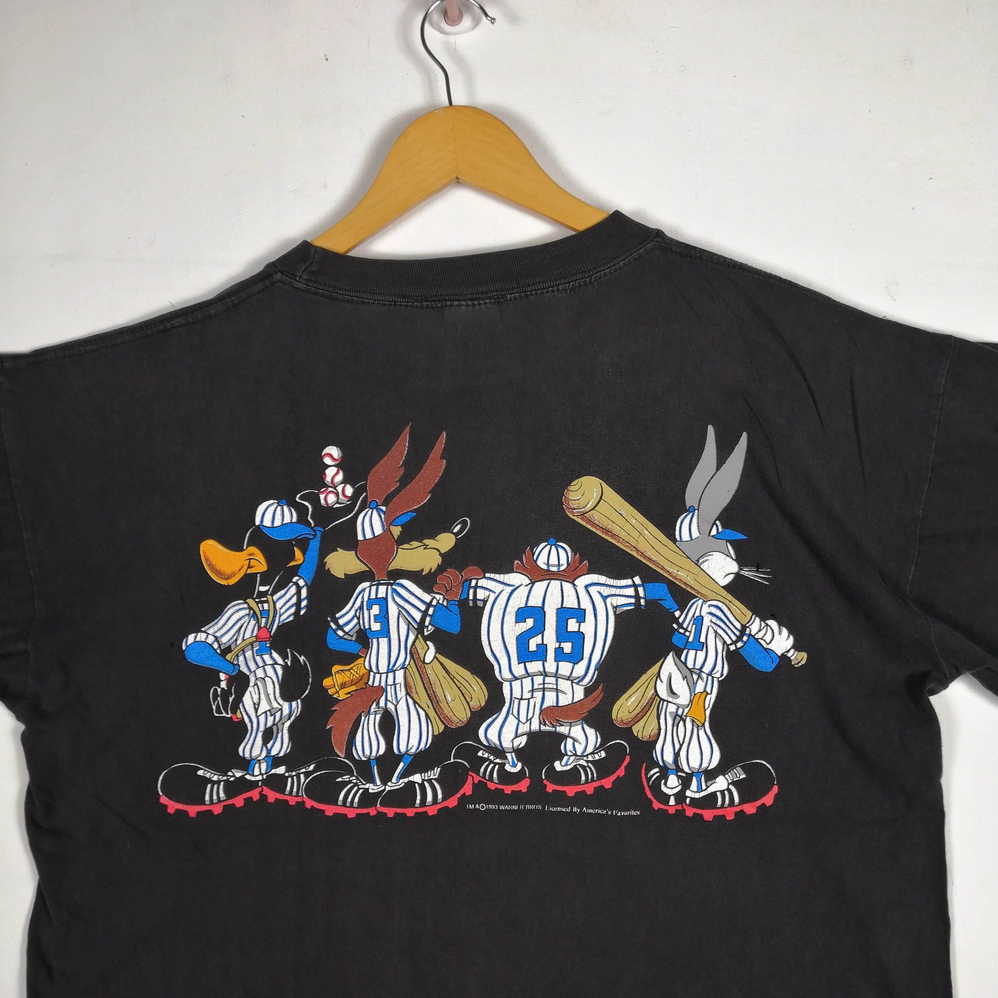Cartoon Network Vintage Warner Bros T Shirt Tasmania Space Jam Tees Size US XL / EU 56 / 4 - 4 Thumbnail