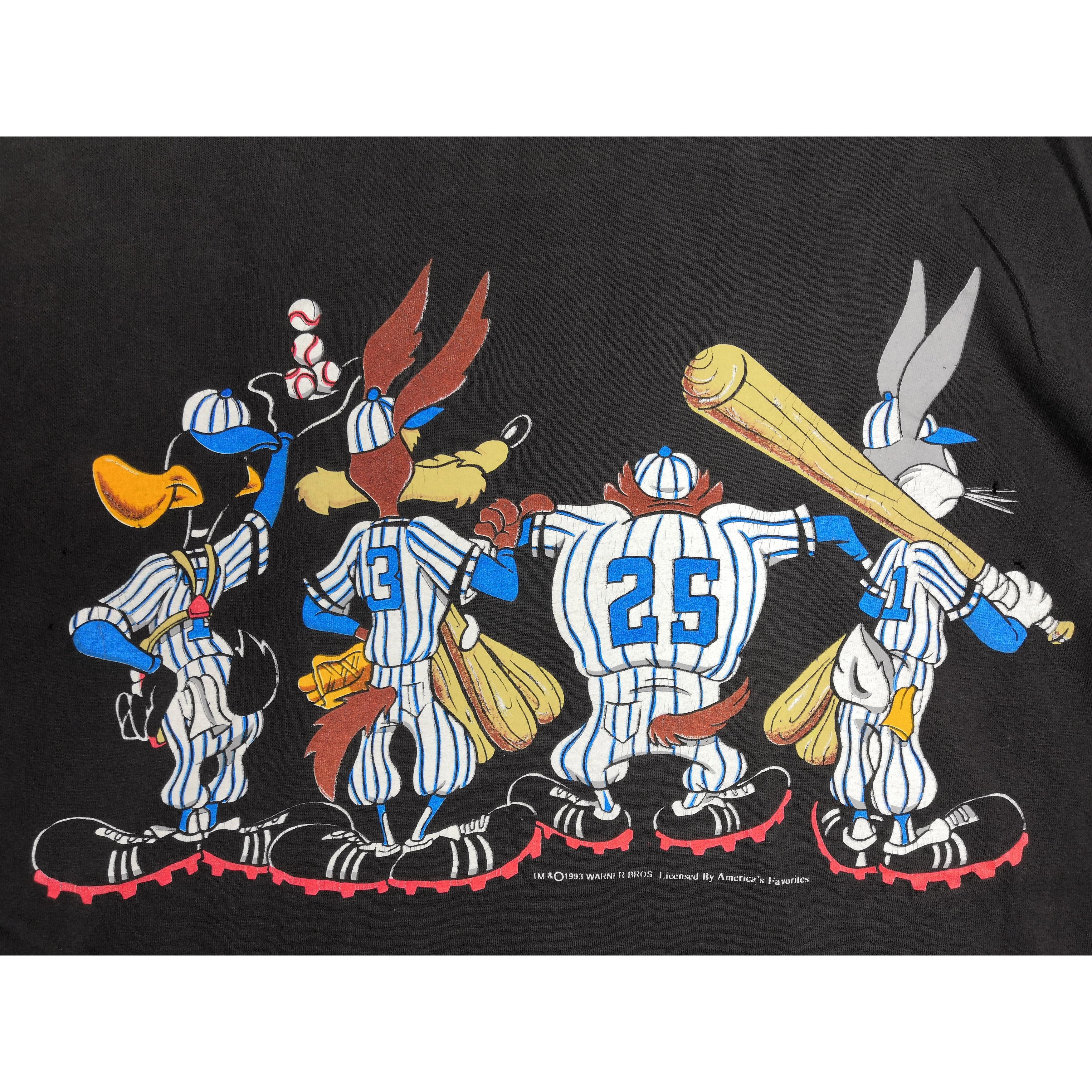 Cartoon Network Vintage Warner Bros T Shirt Tasmania Space Jam Tees Size US XL / EU 56 / 4 - 7 Thumbnail