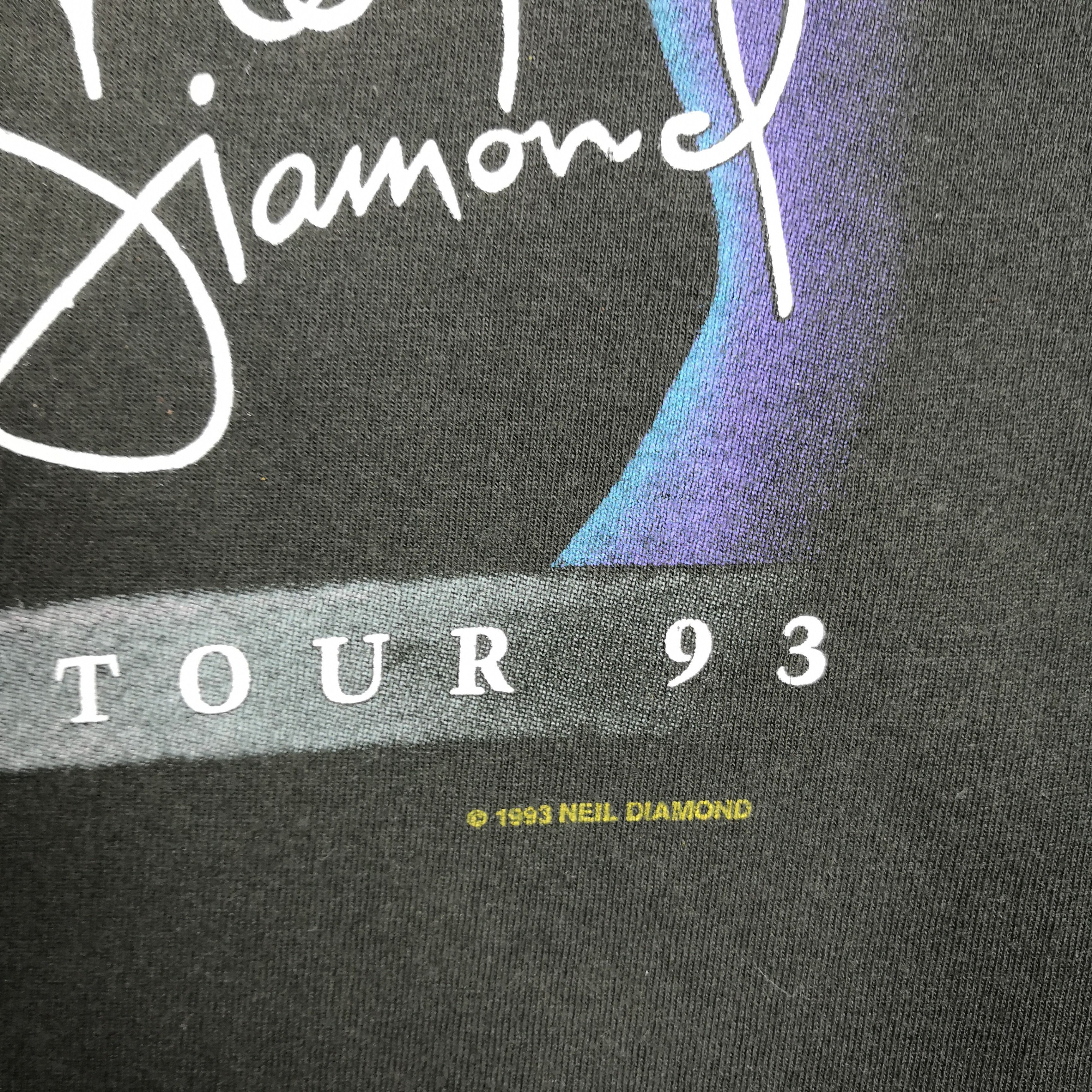 Band Tees Vintage Neil Diamond T Shirt Tour Up on The Roof 56789 Size US L / EU 52-54 / 3 - 5 Thumbnail