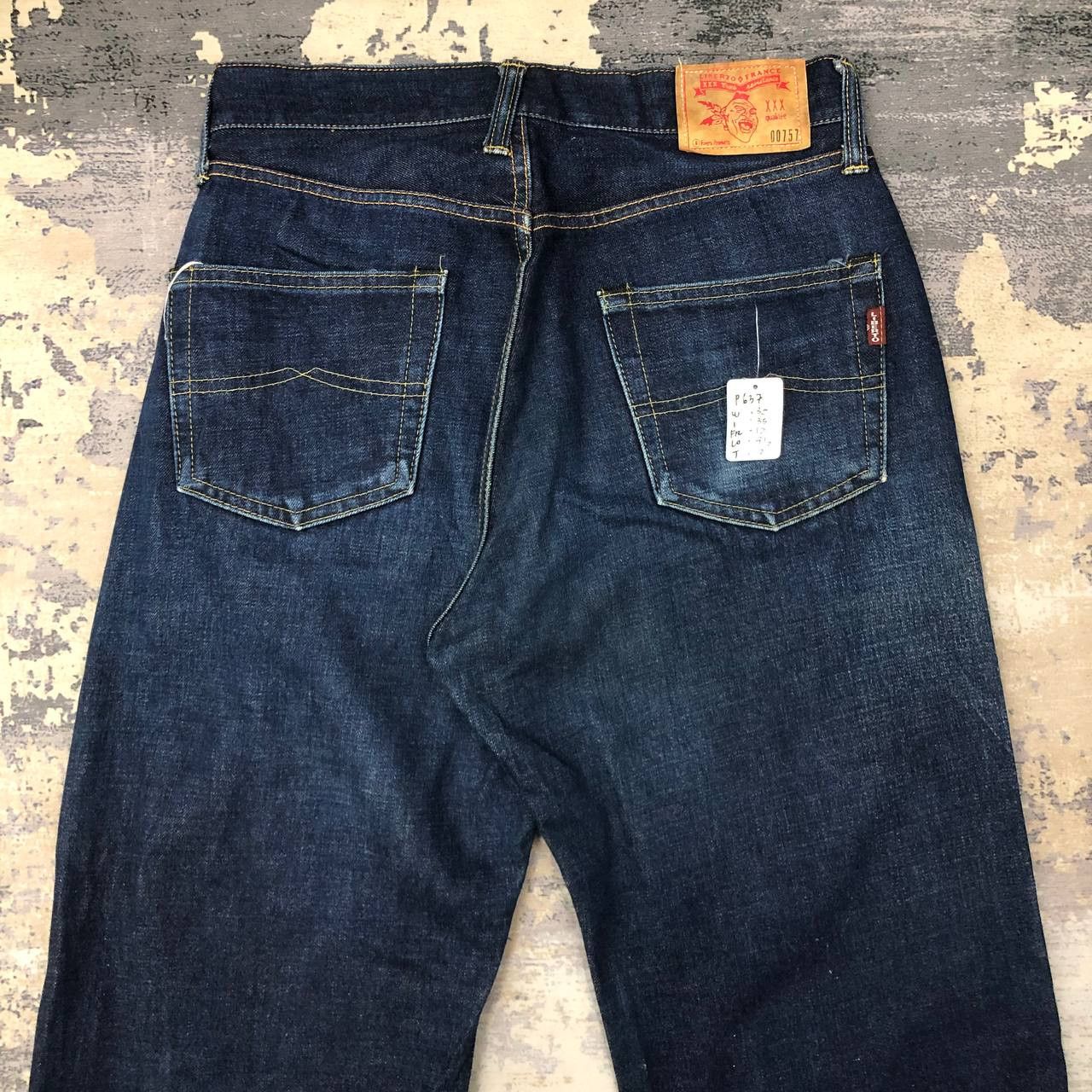 Japanese Brand P637 VTG SELVEDGE LIBERTO FRANCE JAPAN DENIM Size US 30 / EU 46 - 1 Thumbnail
