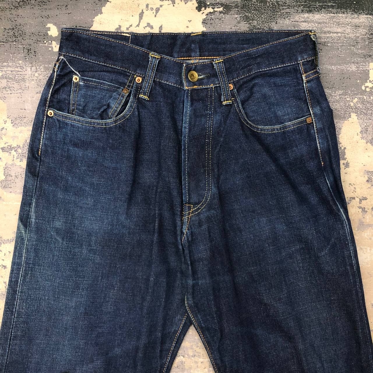 Japanese Brand P637 VTG SELVEDGE LIBERTO FRANCE JAPAN DENIM Size US 30 / EU 46 - 4 Thumbnail