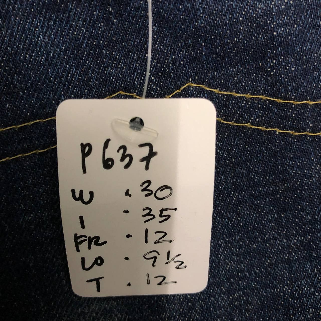 Japanese Brand P637 VTG SELVEDGE LIBERTO FRANCE JAPAN DENIM Size US 30 / EU 46 - 16 Thumbnail