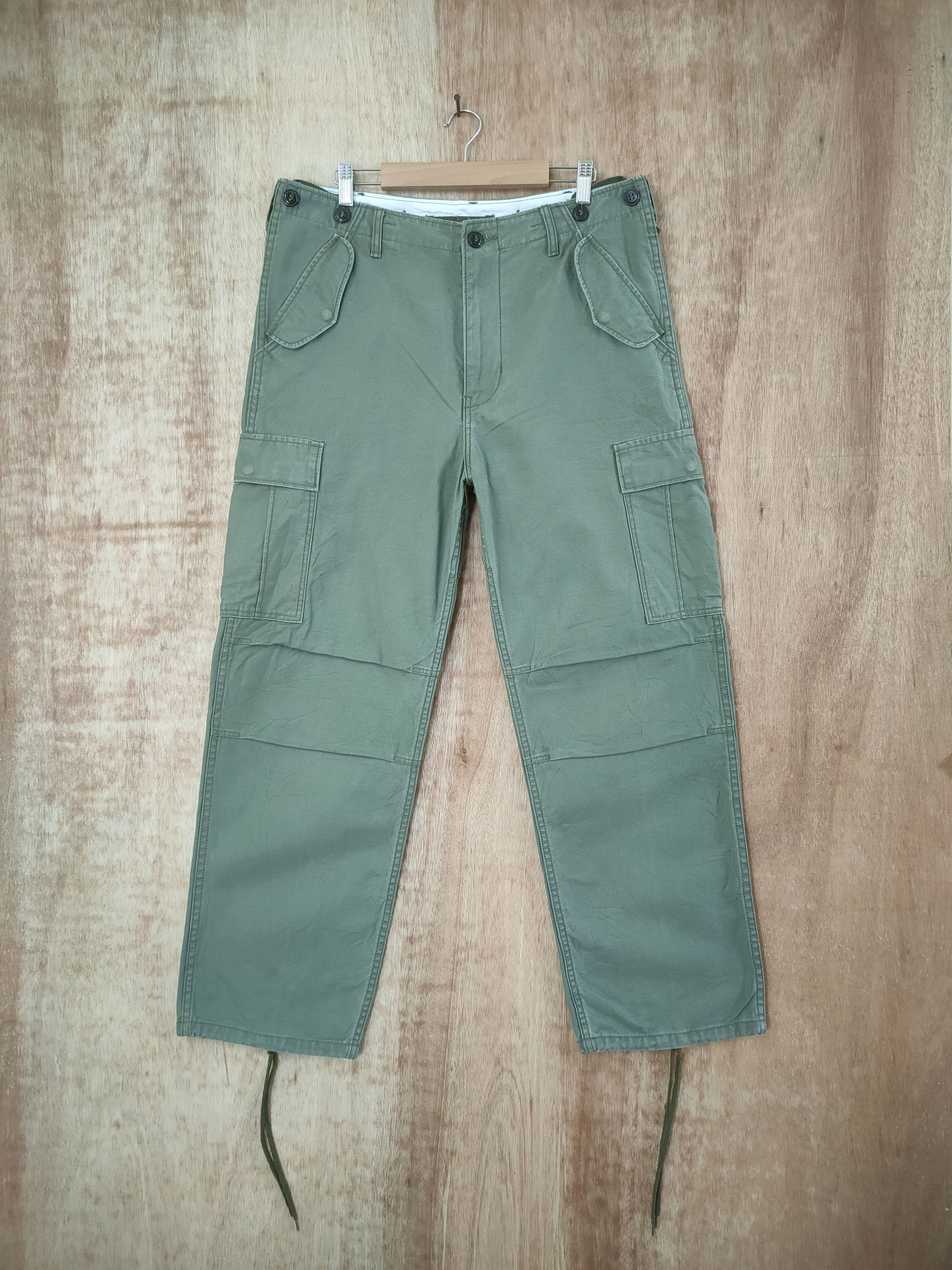Japanese Brand VINTAGE BAGGY BONDAGE /PARACHUTE CARGO PANTS Size US 34 / EU 50 - 4 Thumbnail