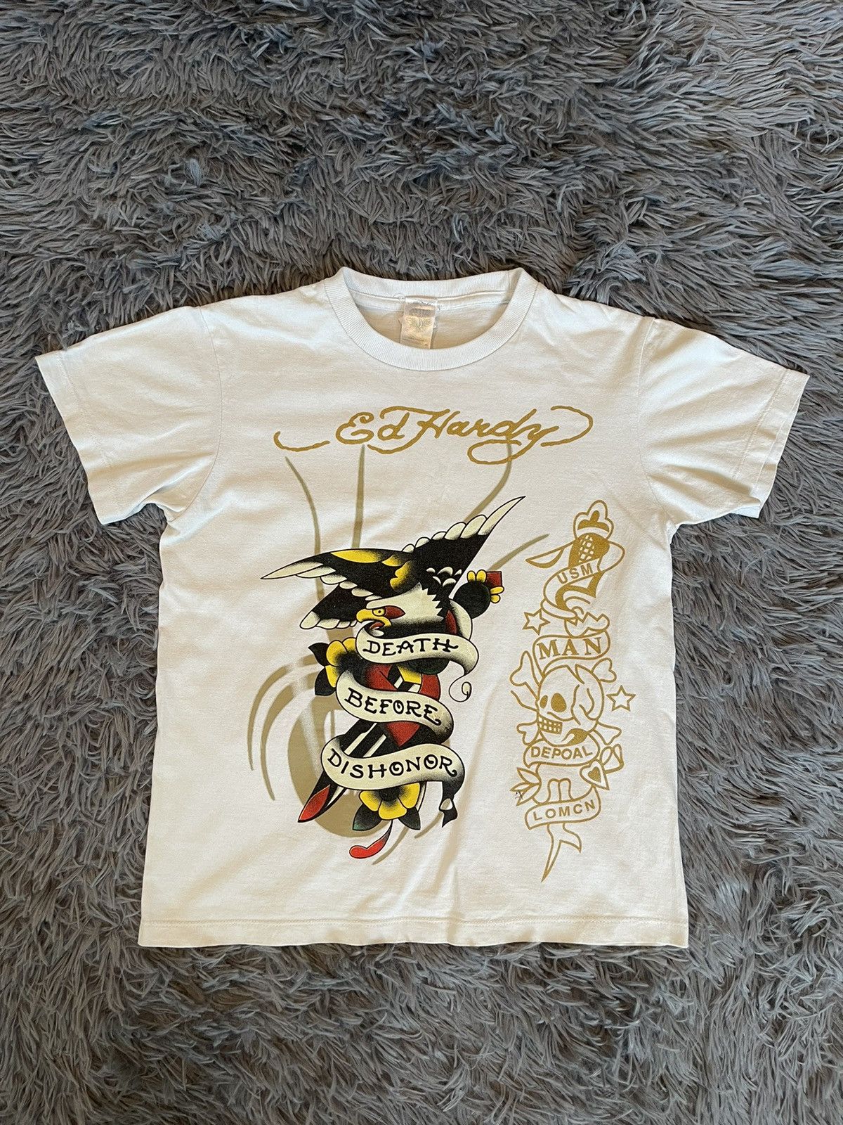 Christian Audigier × Ed Hardy × Vintage Ed Hardy by Christian Audigier Y2K vintage t-shirt Size S / US 4 / IT 40 - 1 Thumbnail