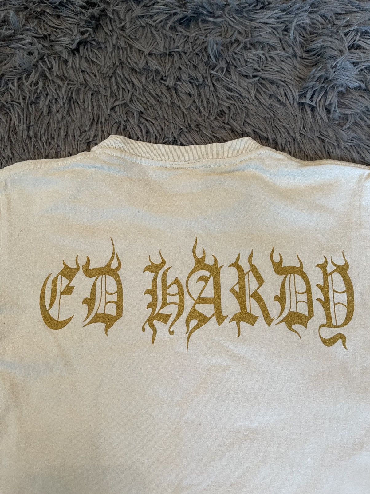 Christian Audigier × Ed Hardy × Vintage Ed Hardy by Christian Audigier Y2K vintage t-shirt Size S / US 4 / IT 40 - 6 Thumbnail