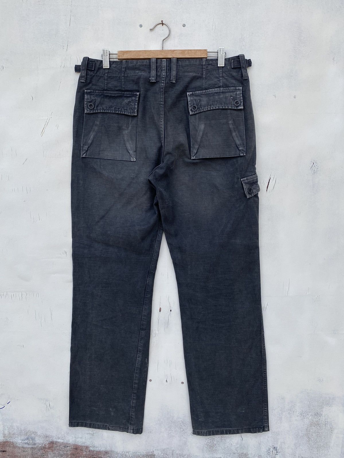 Japanese Brand Rare 🔥🔥Vintage Bartack Cargo Pant Size US 33 - 1 Thumbnail