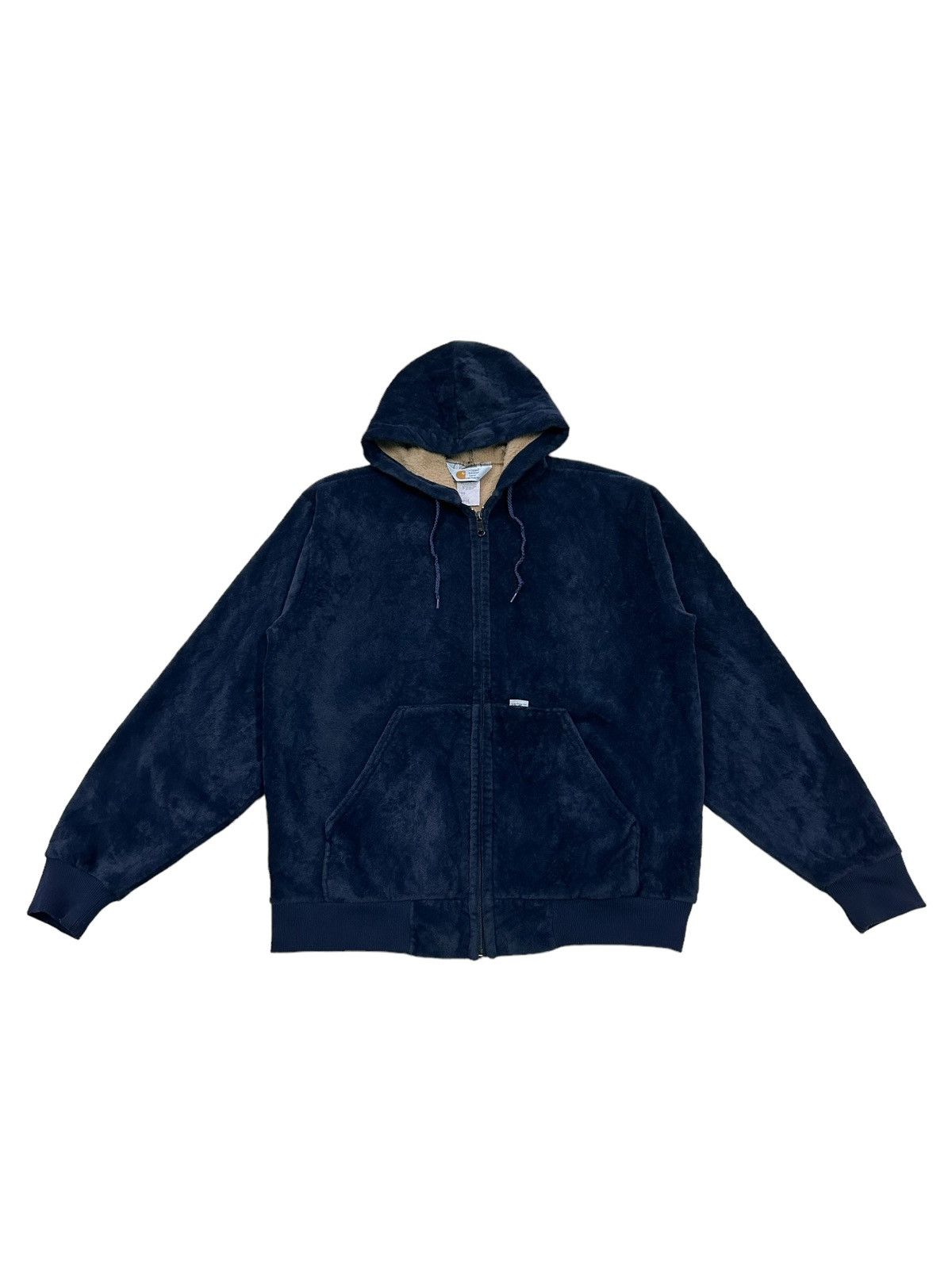 Carhartt × Vintage VINTAGE CARHARTT VELVET SWEATER Size US L / EU 52-54 / 3 - 1 Thumbnail