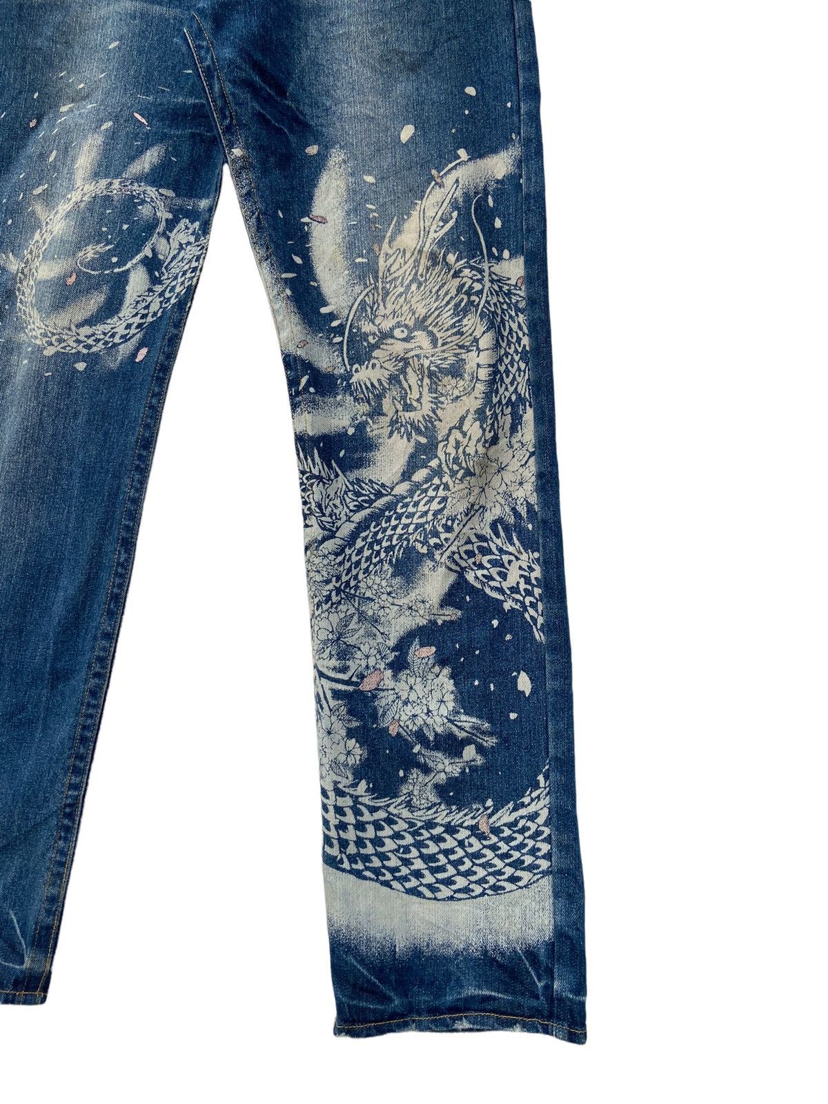 Japanese Brand Vintage Japanese Dragon Printed Pant By Buden Size US 36 / EU 52 - 3 Thumbnail