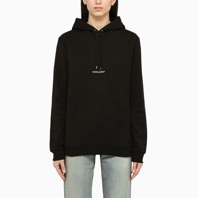 Saint Laurent Women's Hoodie Black