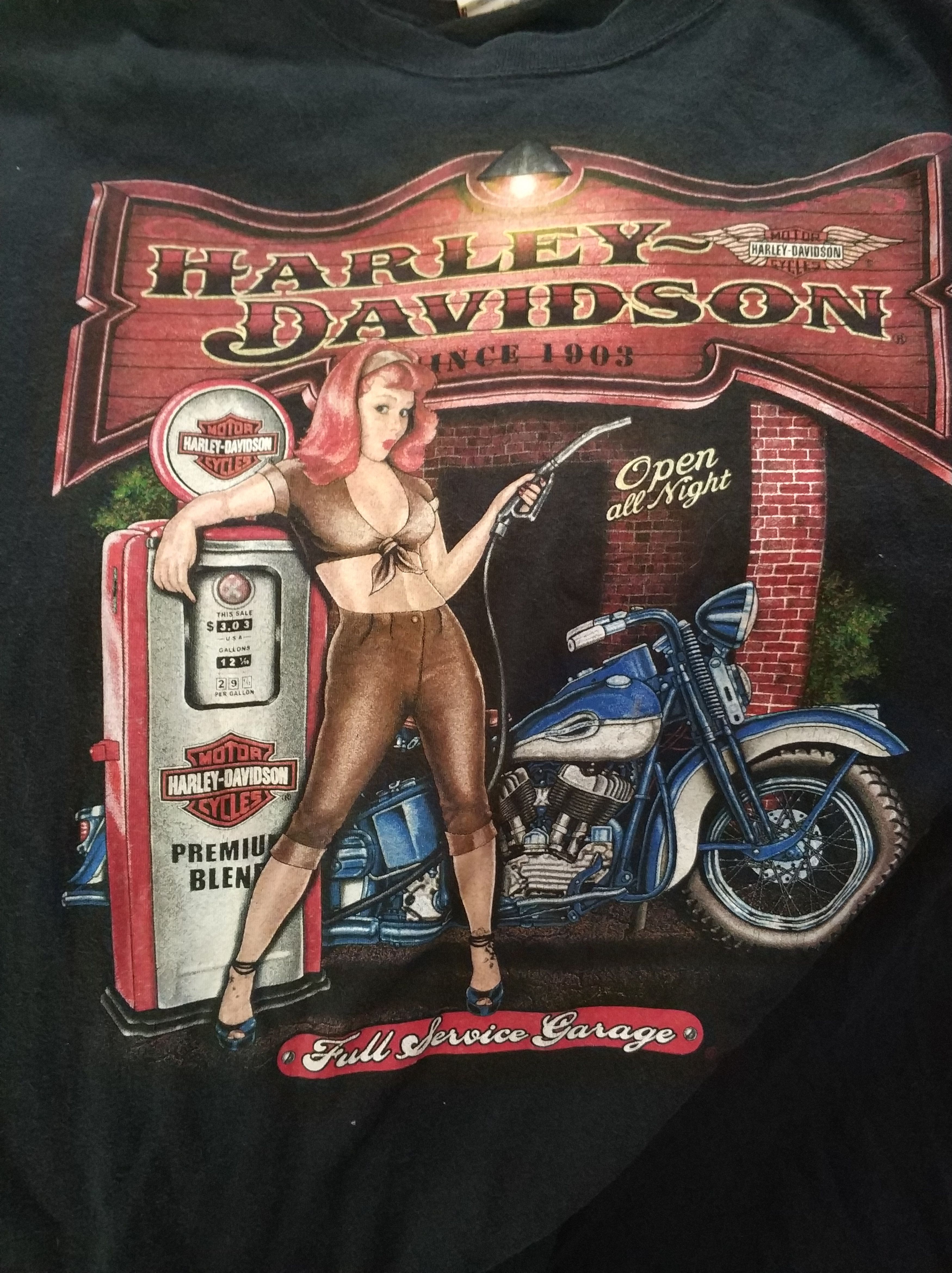 🔥Big Size Harley Davidson Sexy Pump Lady Big Printed