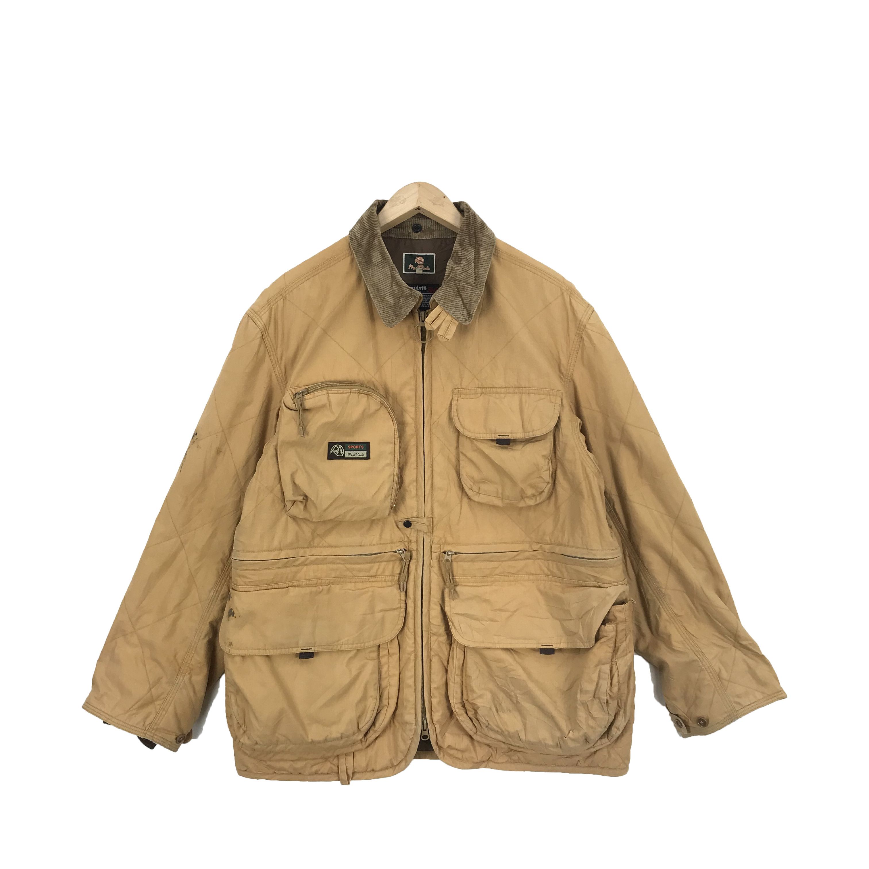 Vintage Thinsulate Chore Jacket Multi Pocket Bondage Jacket